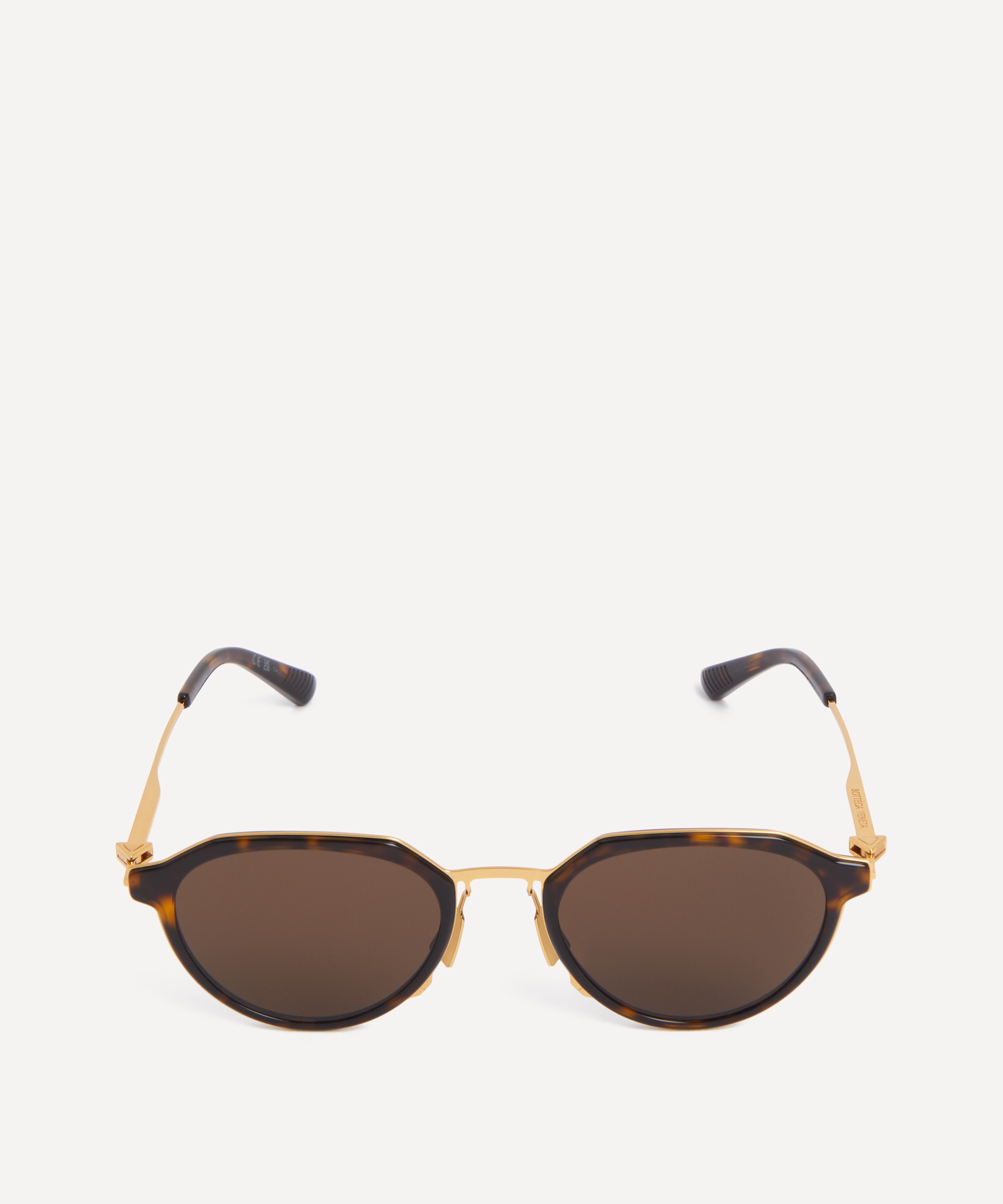 Bottega Veneta - Round Combination Sunglasses image number 0