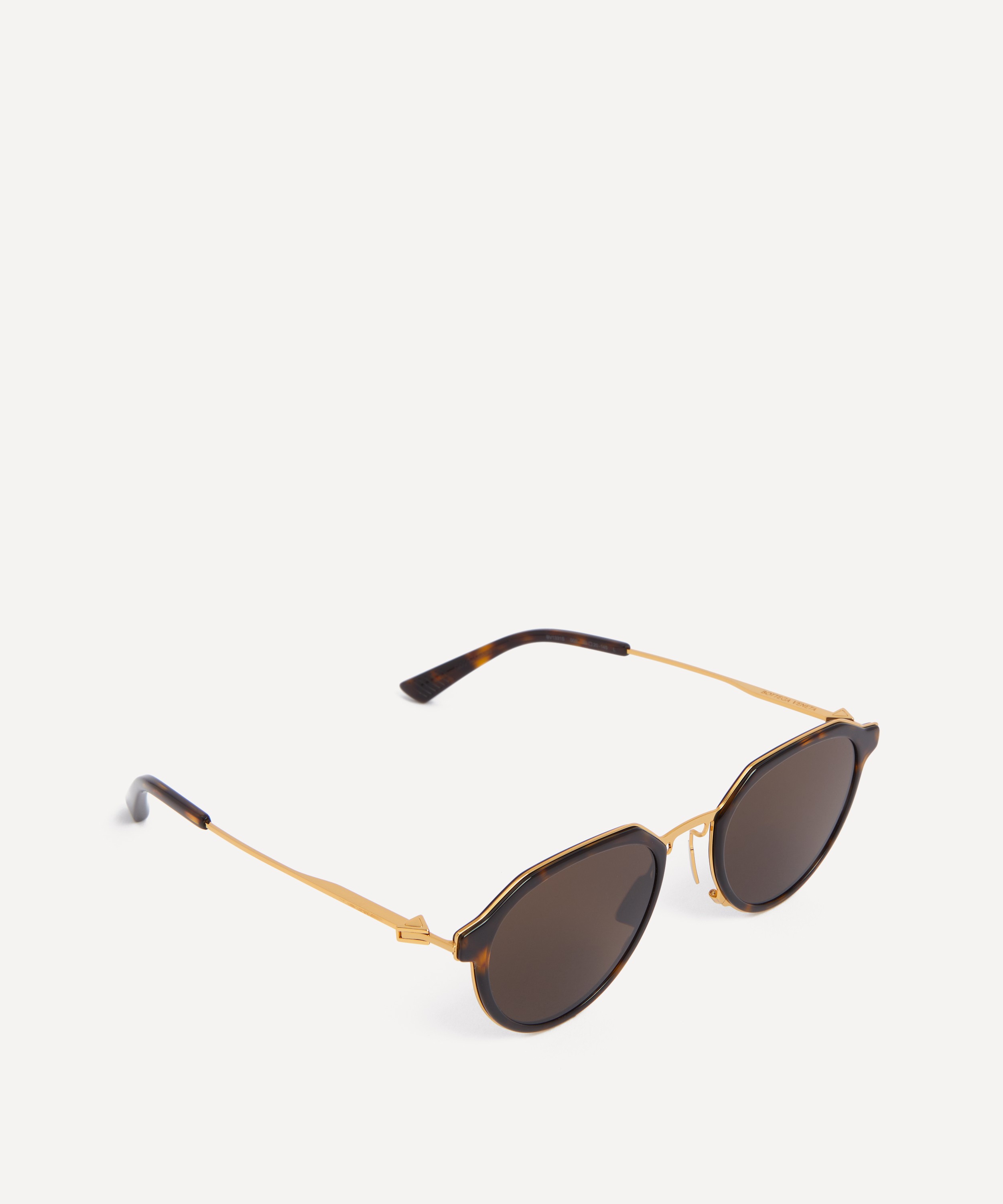 Bottega Veneta - Round Combination Sunglasses image number 1