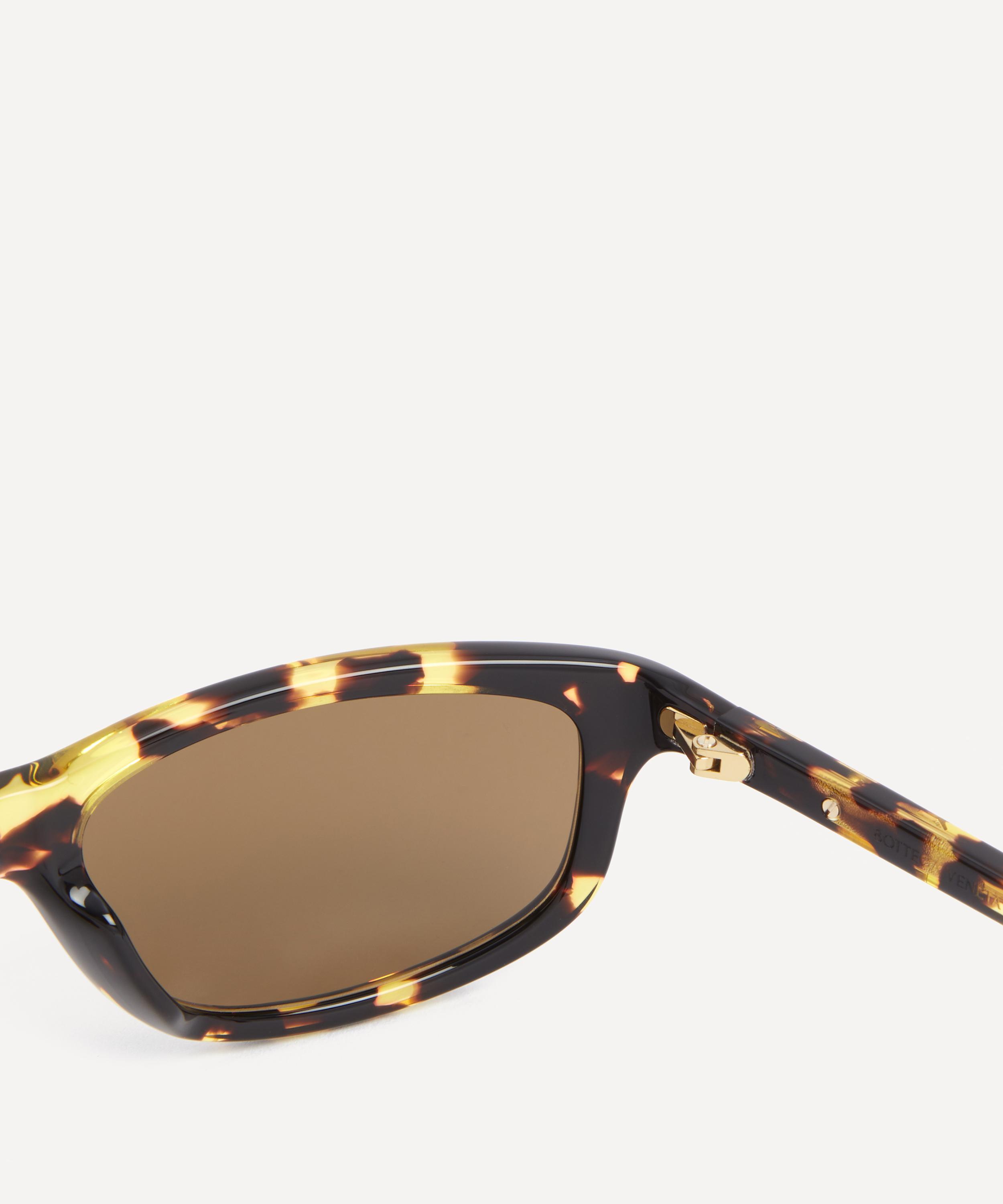 Bottega Veneta - Rectangle Acetate Sunglasses image number 2