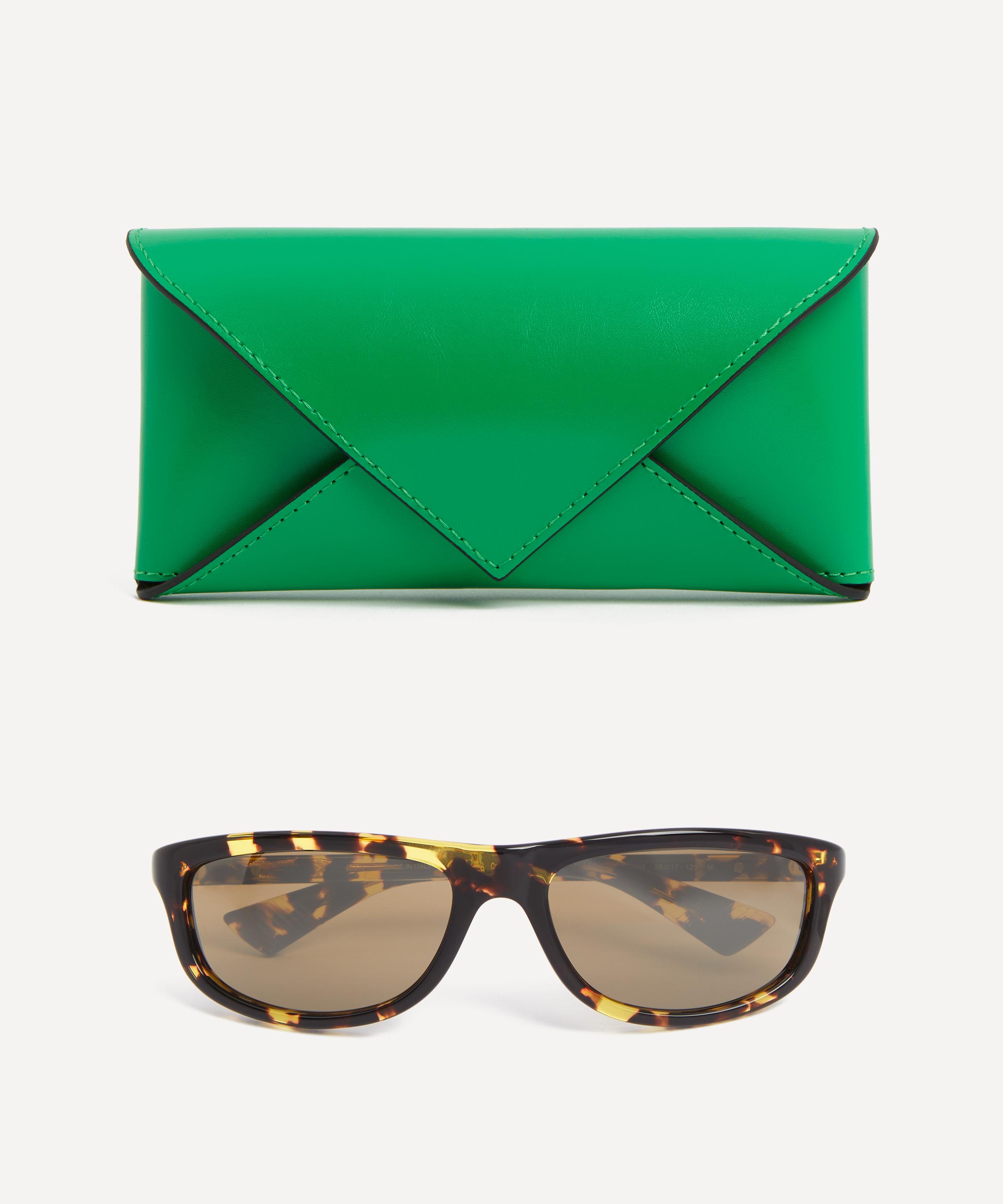 Bottega Veneta - Rectangle Acetate Sunglasses image number 3