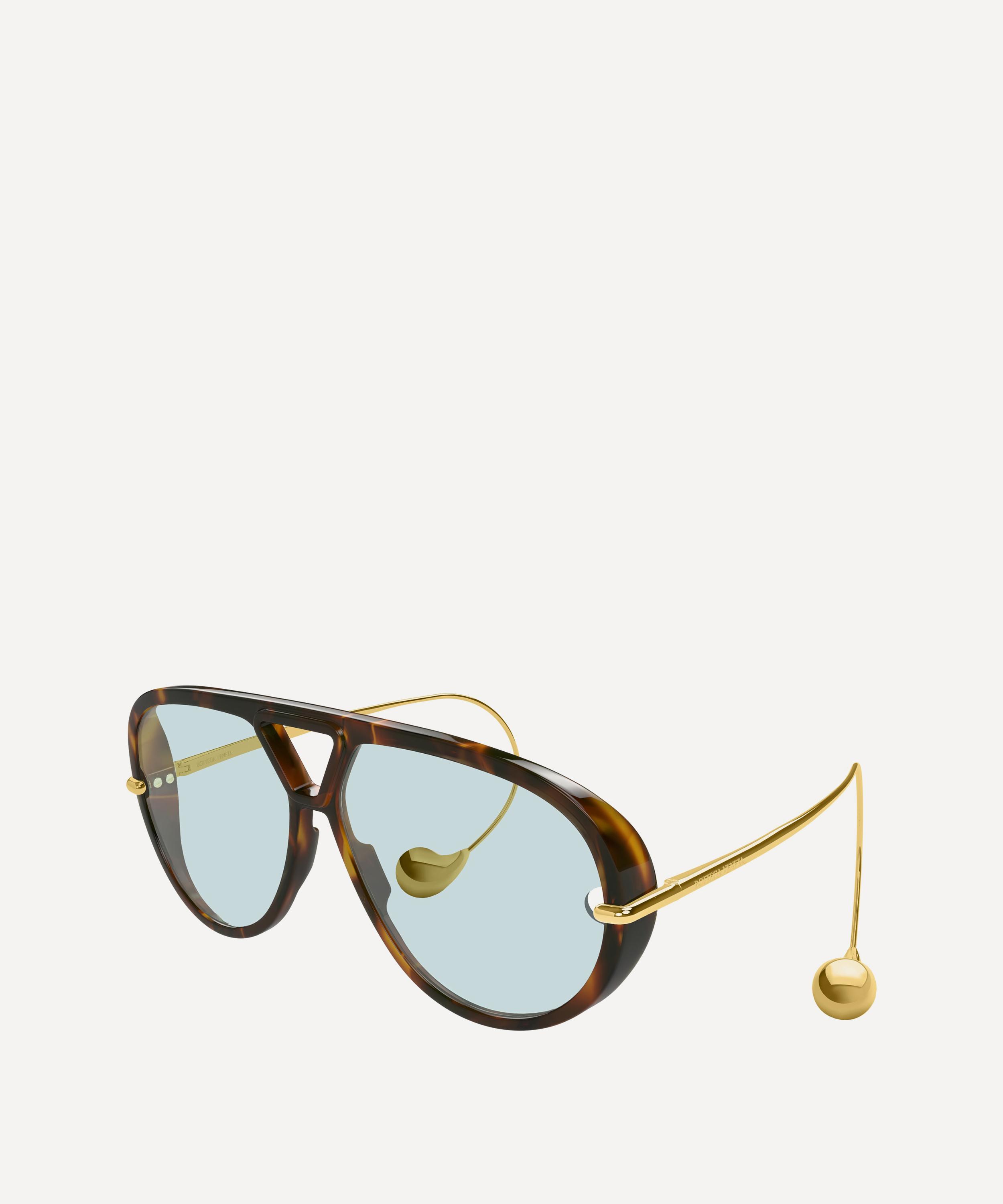 Bottega Veneta - Drop Aviator Sunglasses image number 0