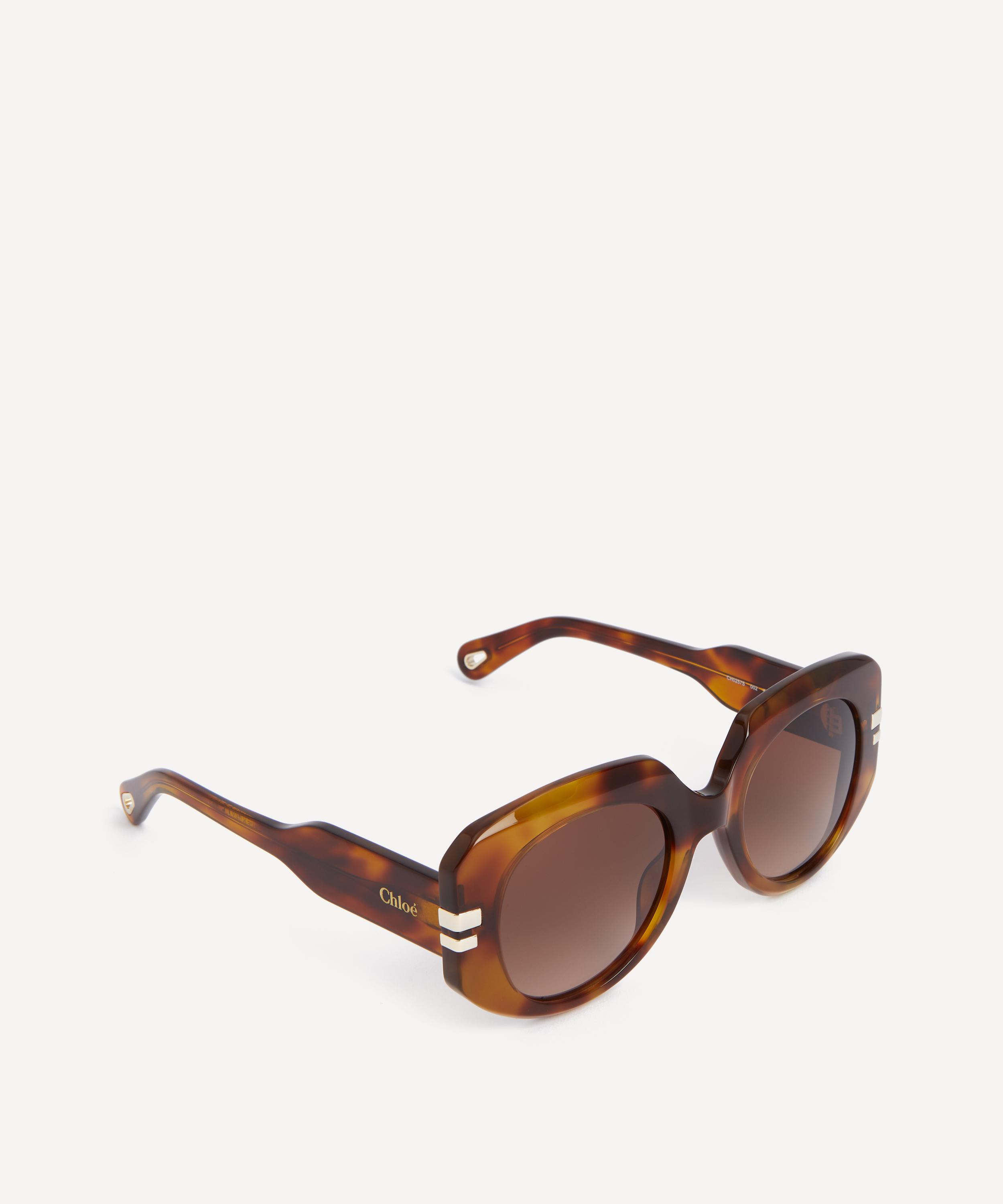 Chloé - Geometric Chunky Oval Sunglasses image number 1