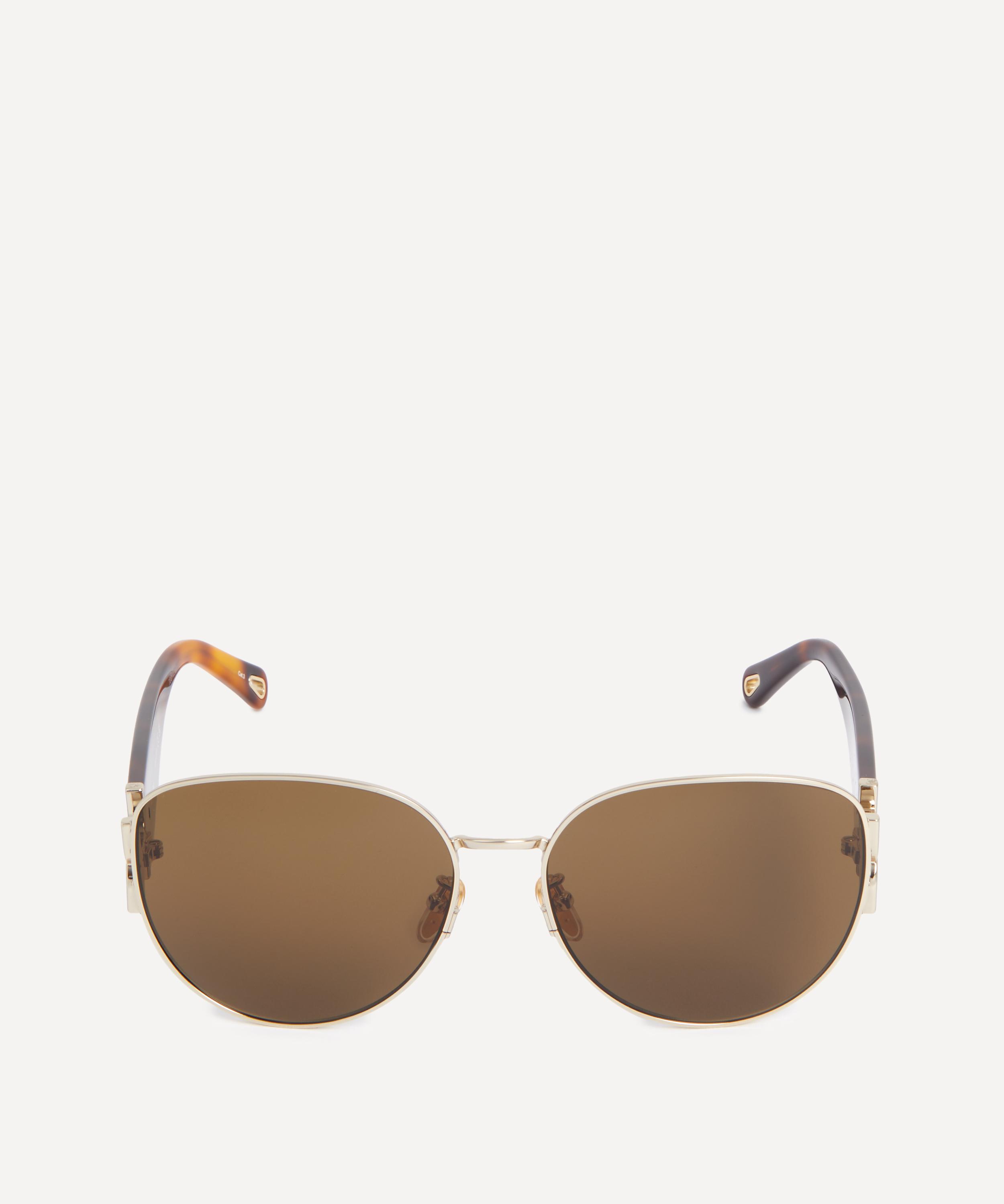 Chloé - Oval Metal Sunglasses image number 0