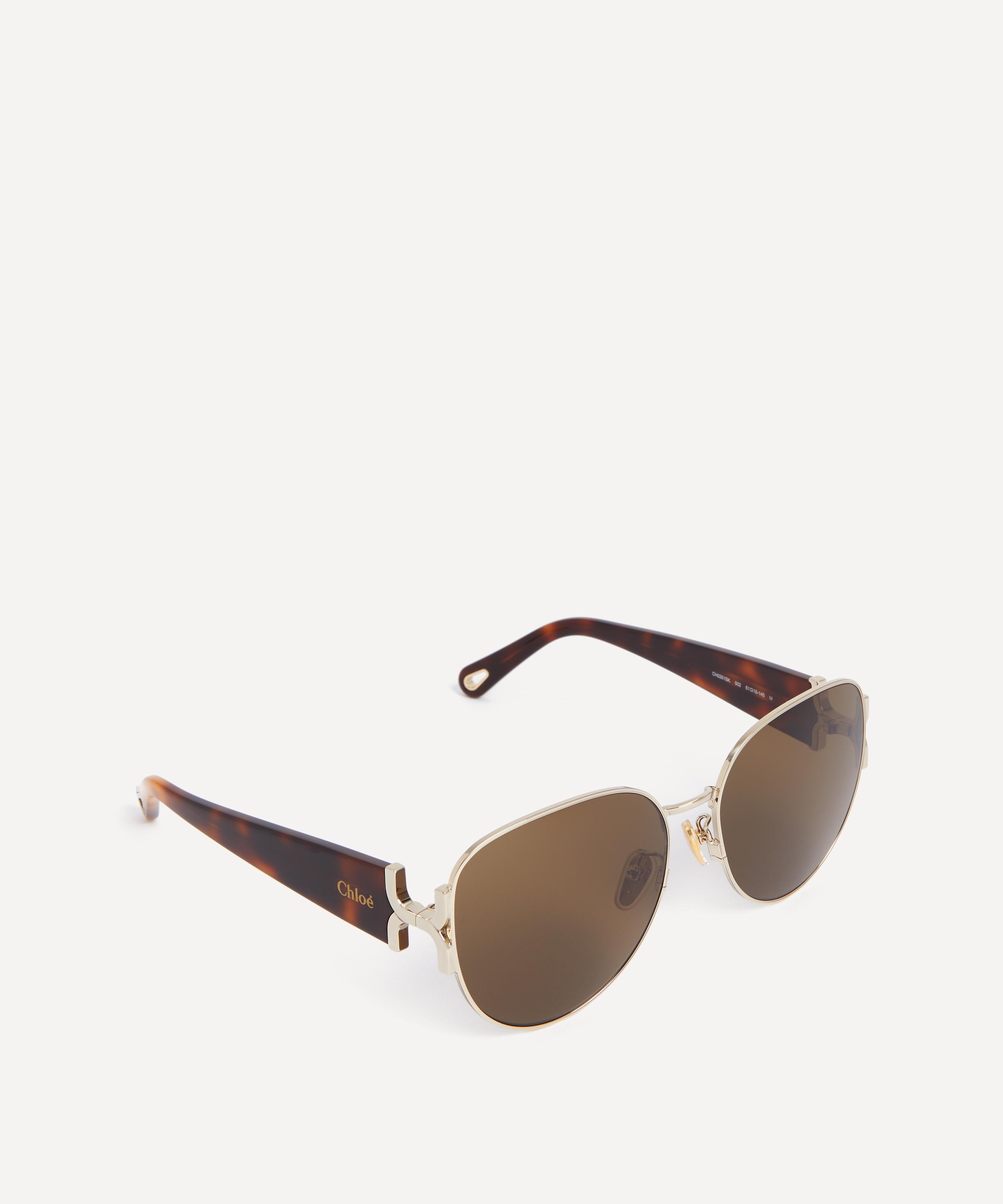 Chloé - Oval Metal Sunglasses image number 1