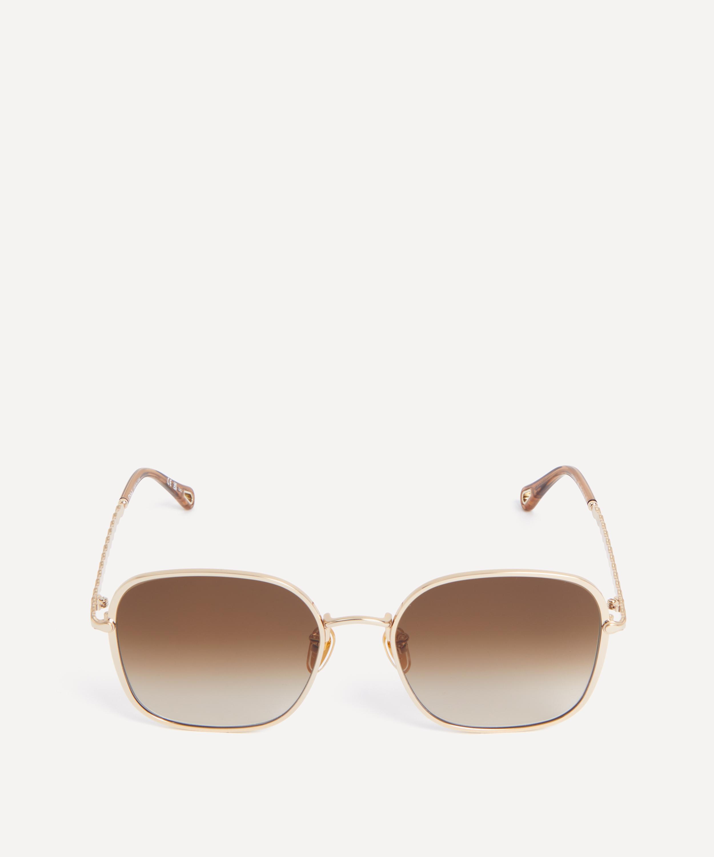 Chloé - Square Metal Sunglasses