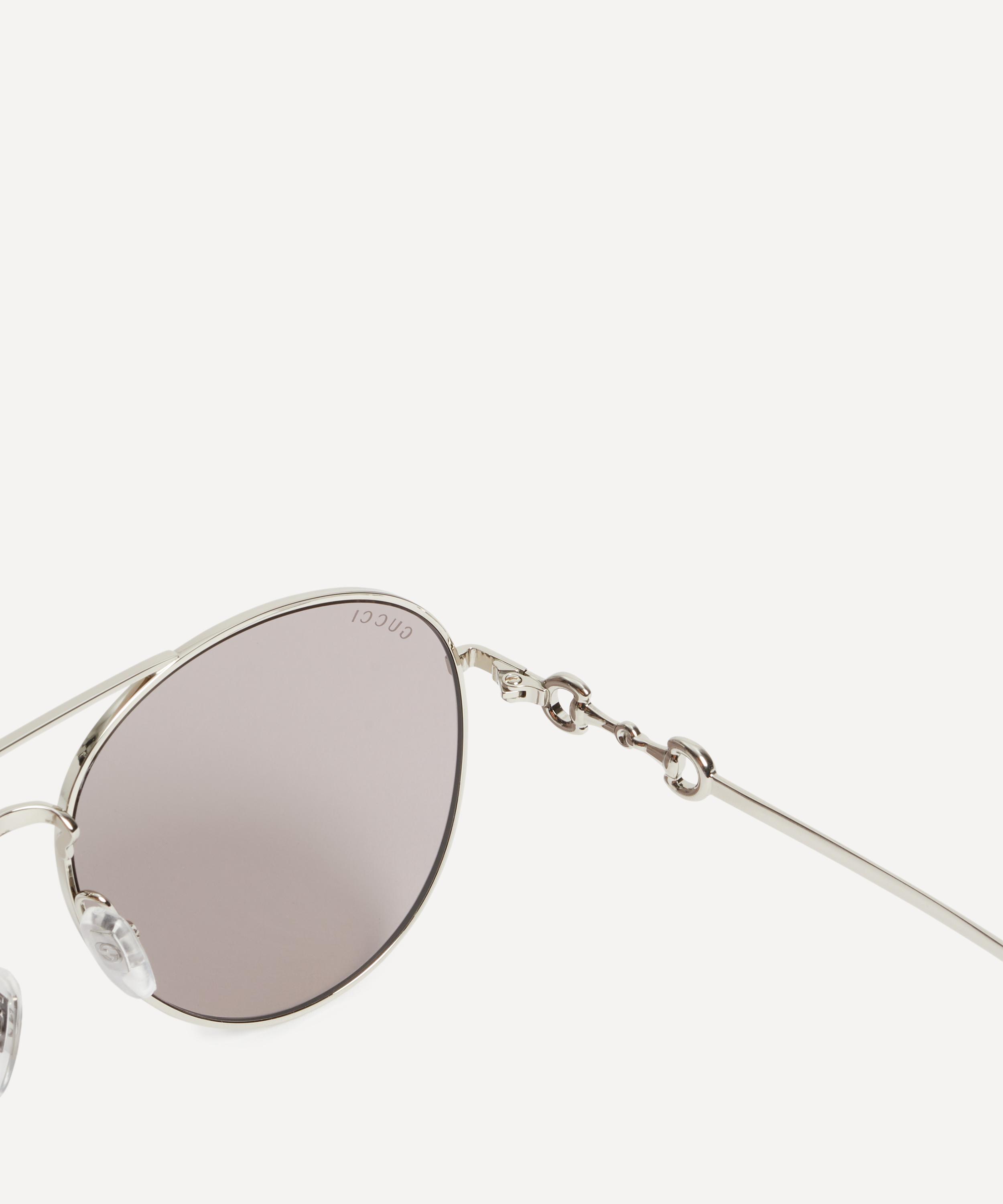 Gucci - Round Aviator Sunglasses image number 2