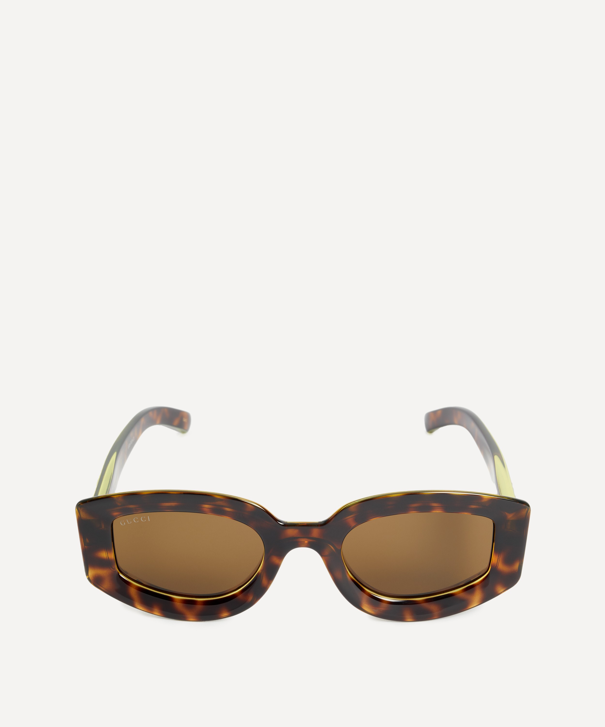 Gucci - Square Havana Sunglasses image number 0