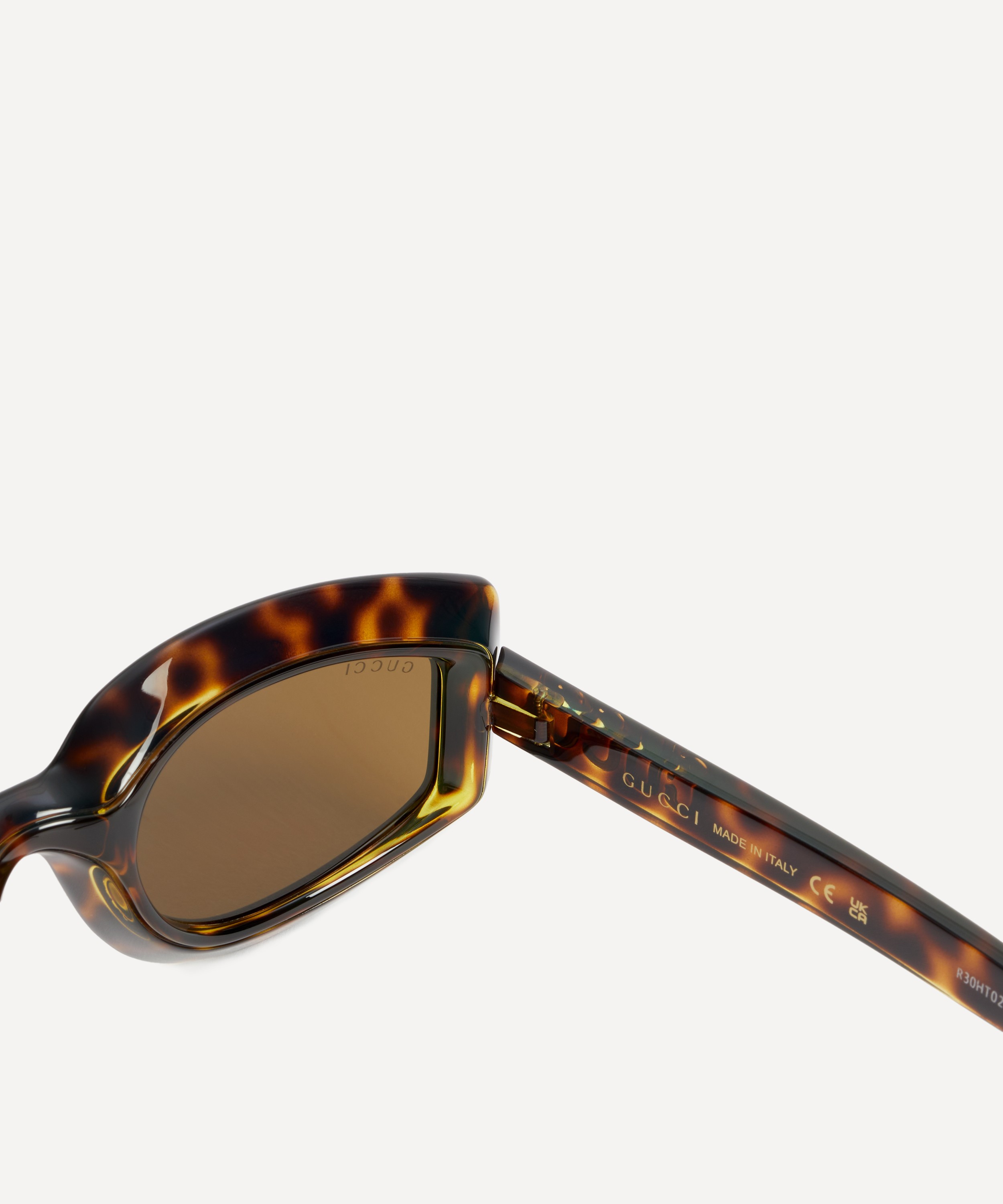 Gucci - Square Havana Sunglasses image number 2