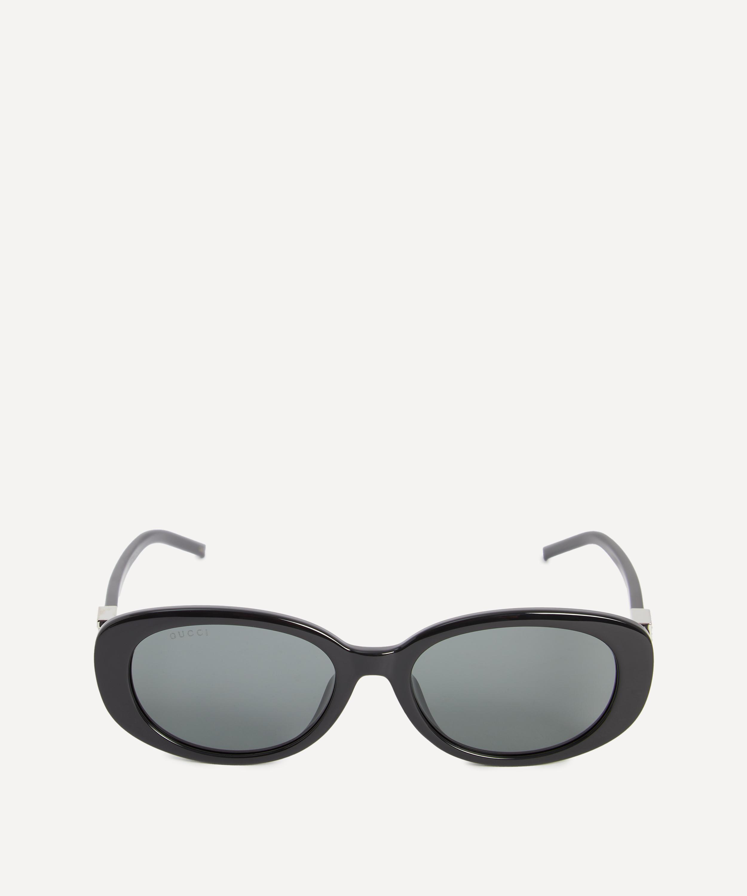 Gucci - Oval Embellished G Logo Sunglasses image number 0