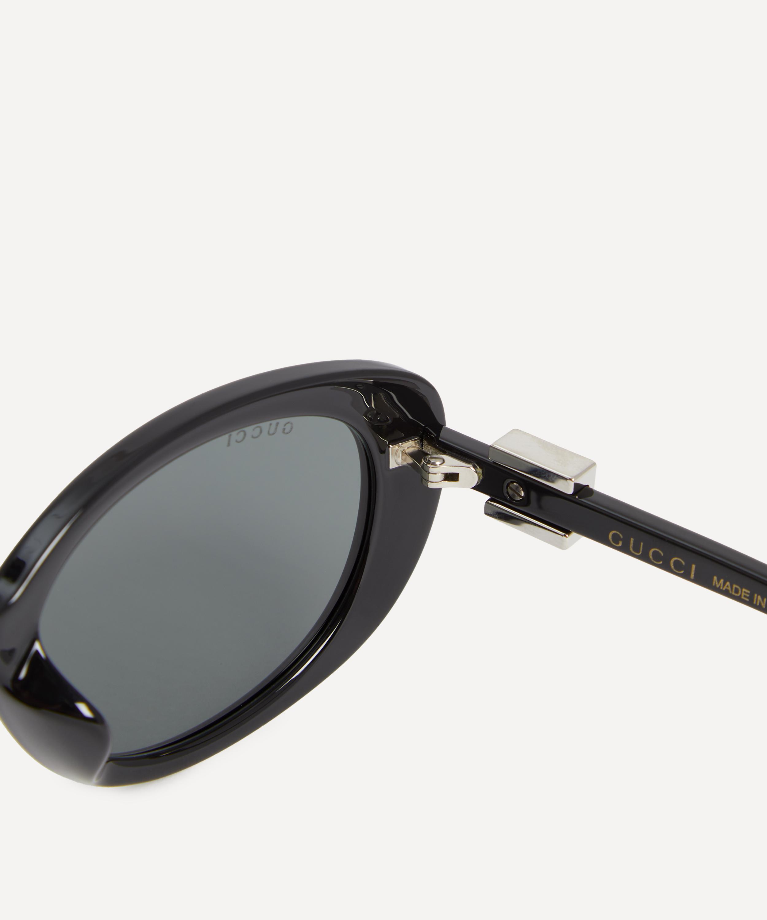 Gucci - Oval Embellished G Logo Sunglasses image number 2