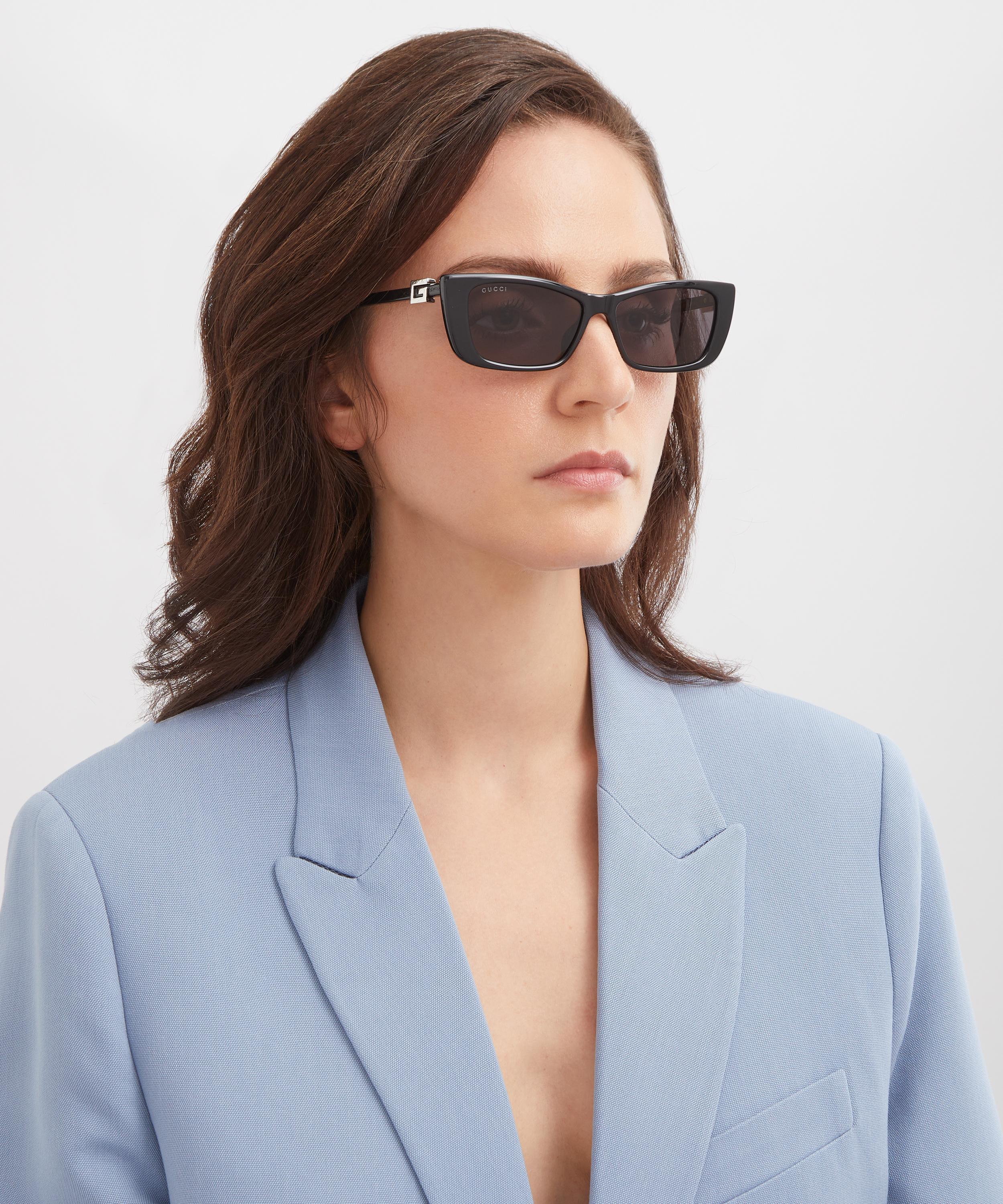 Gucci - Cat-Eye Black G Logo Sunglasses image number 1