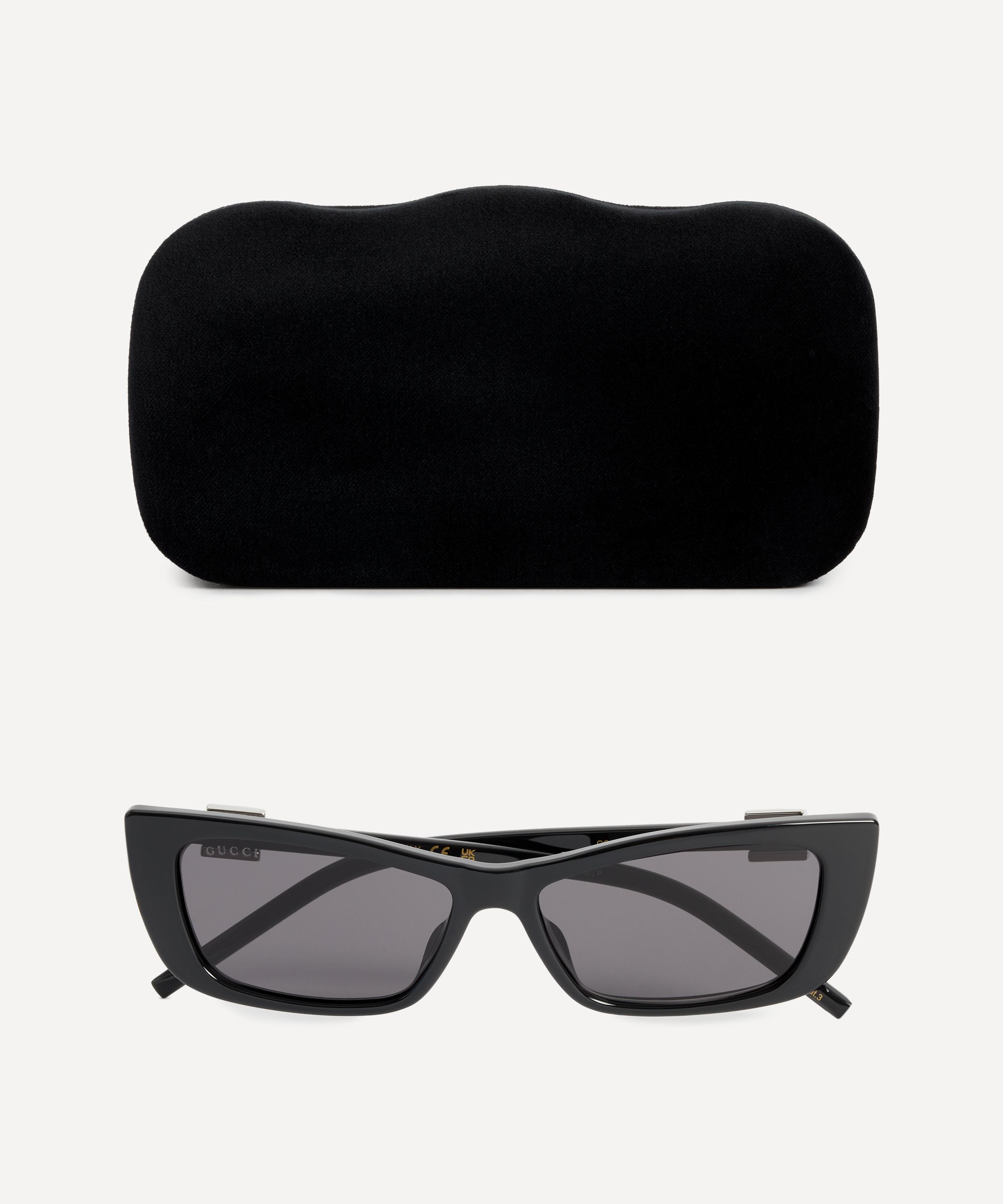 Gucci - Cat-Eye Black G Logo Sunglasses image number 3