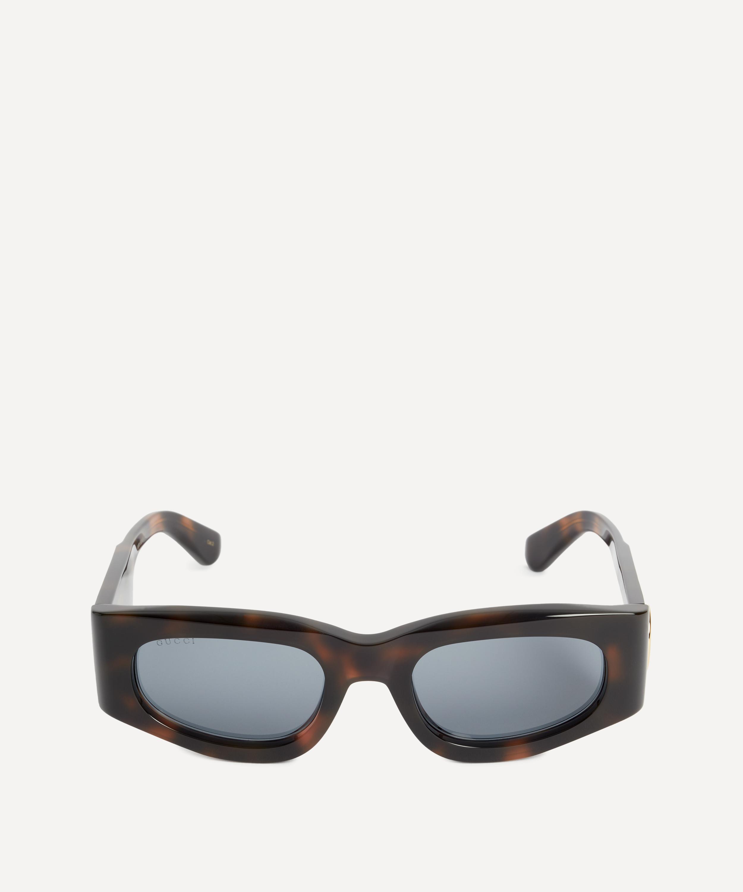 Gucci - Square Contrast Temple Sunglasses image number 0