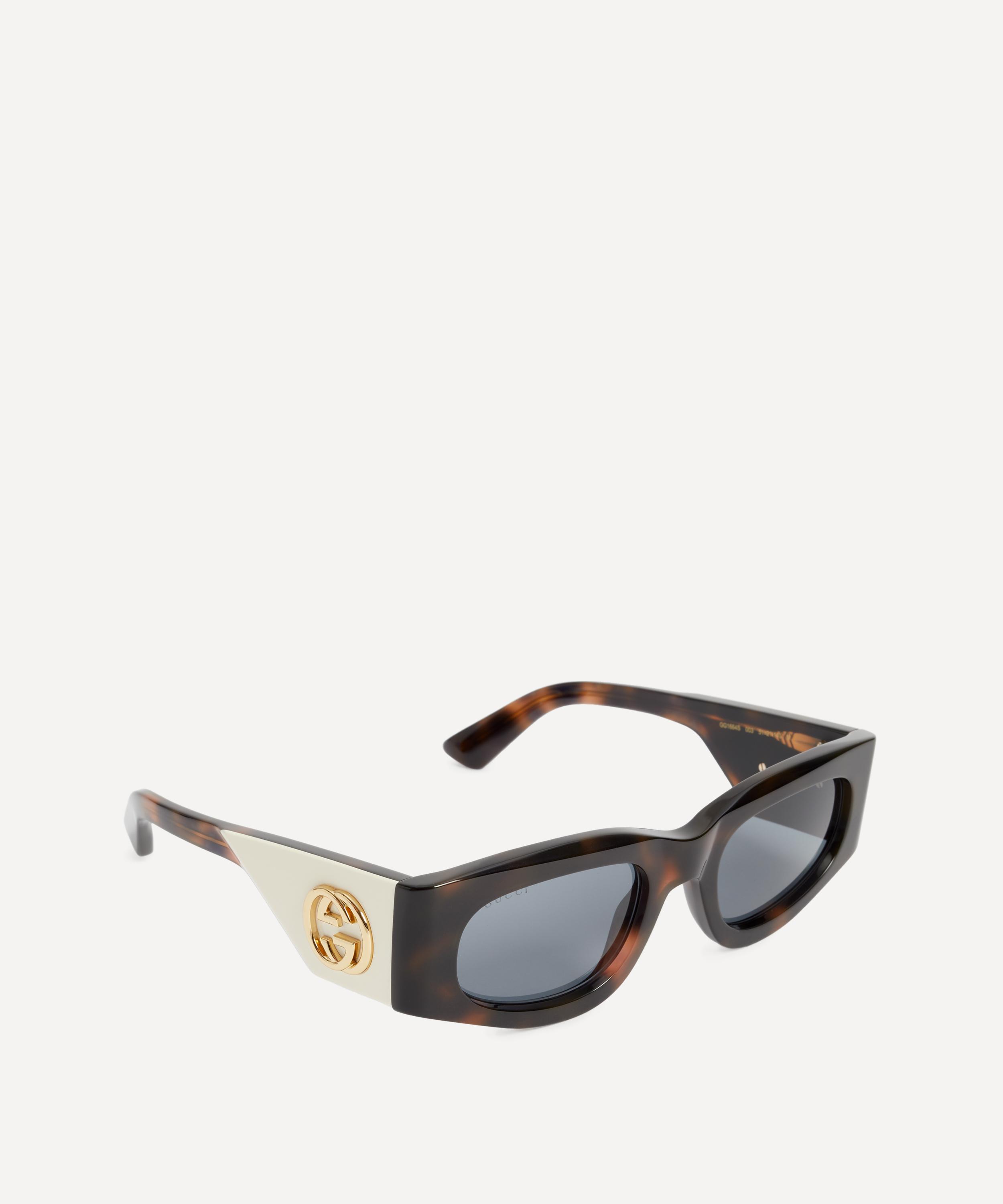 Gucci - Square Contrast Temple Sunglasses image number 1