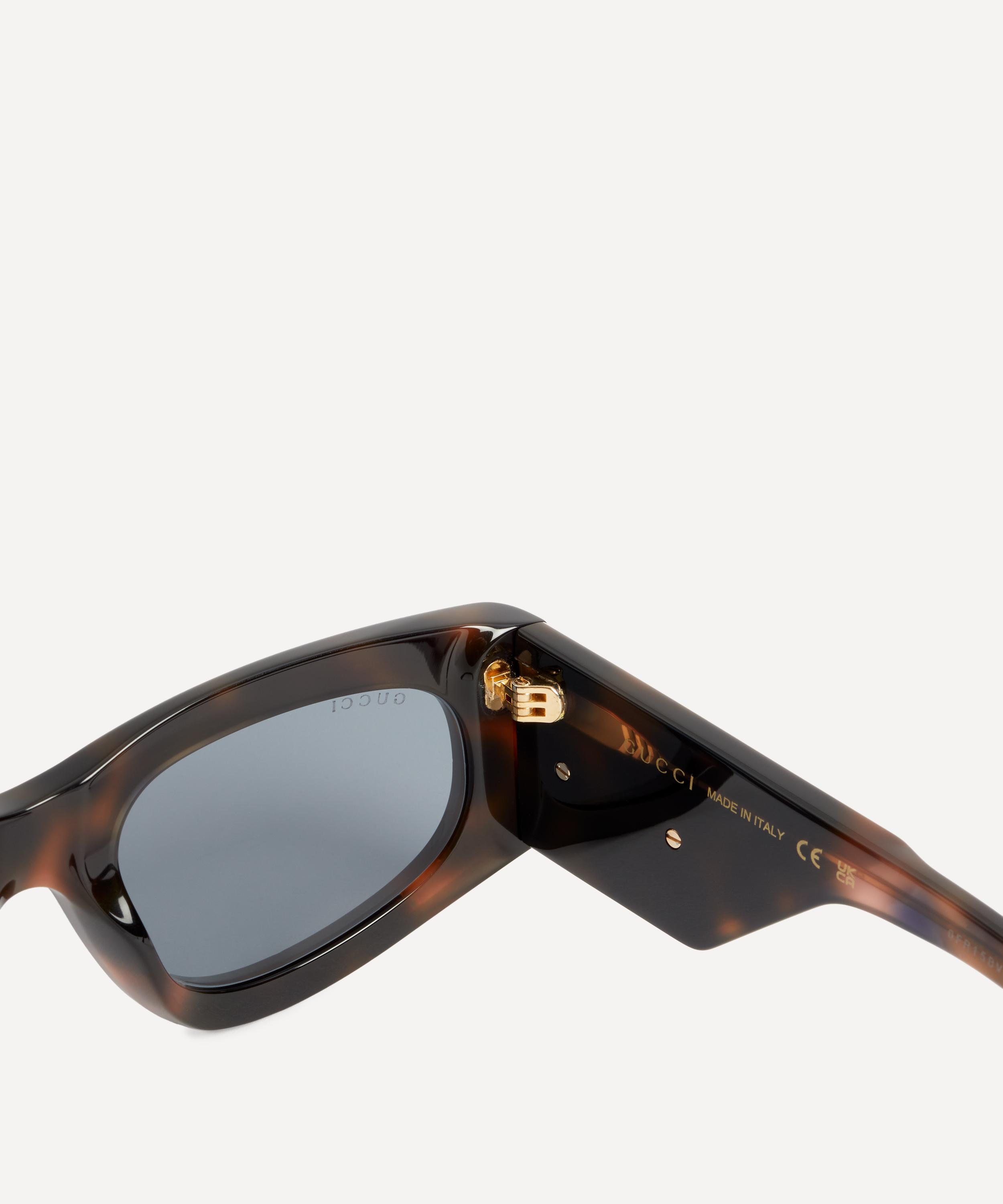 Gucci - Square Contrast Temple Sunglasses image number 2