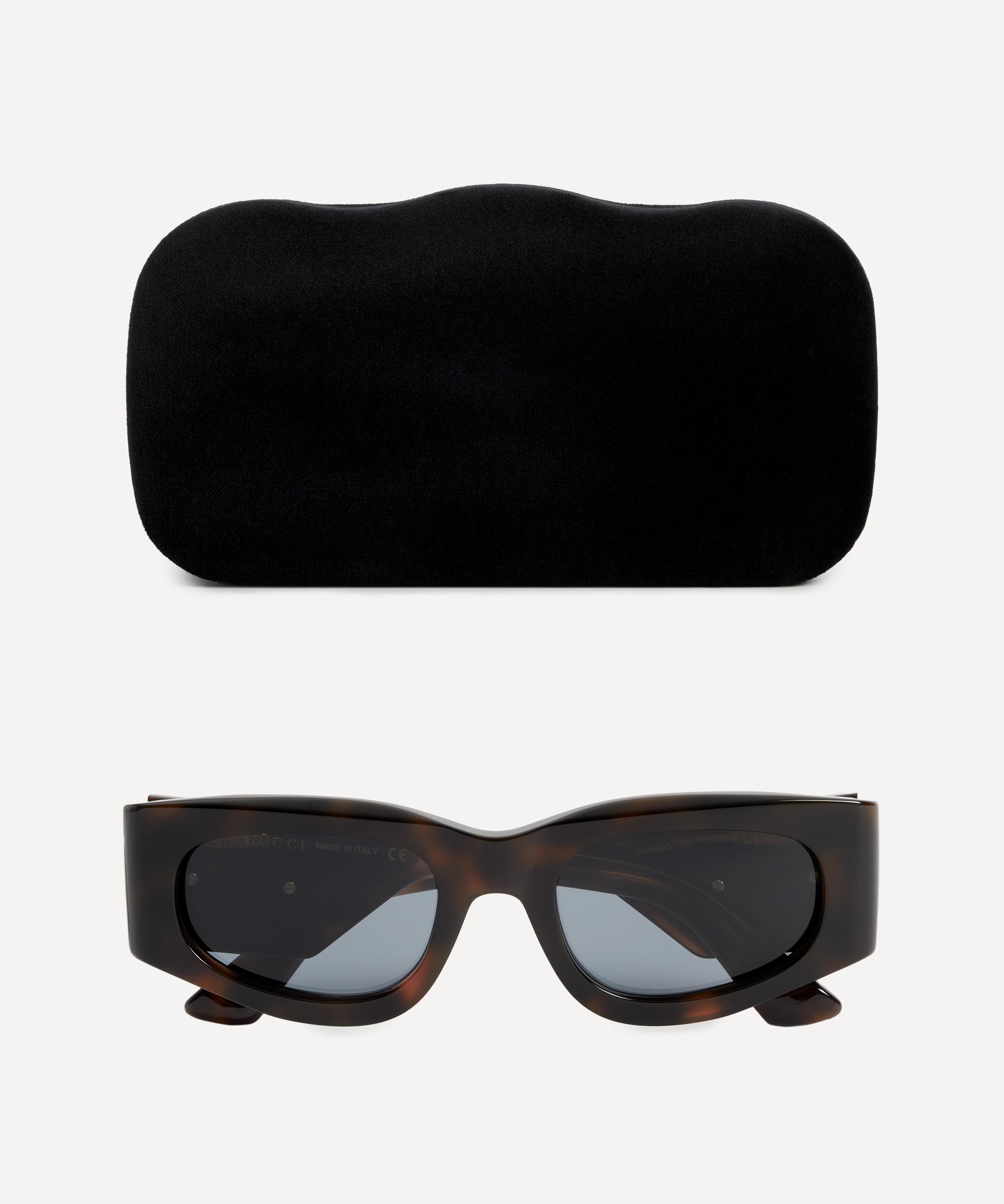 Gucci - Square Contrast Temple Sunglasses image number 3