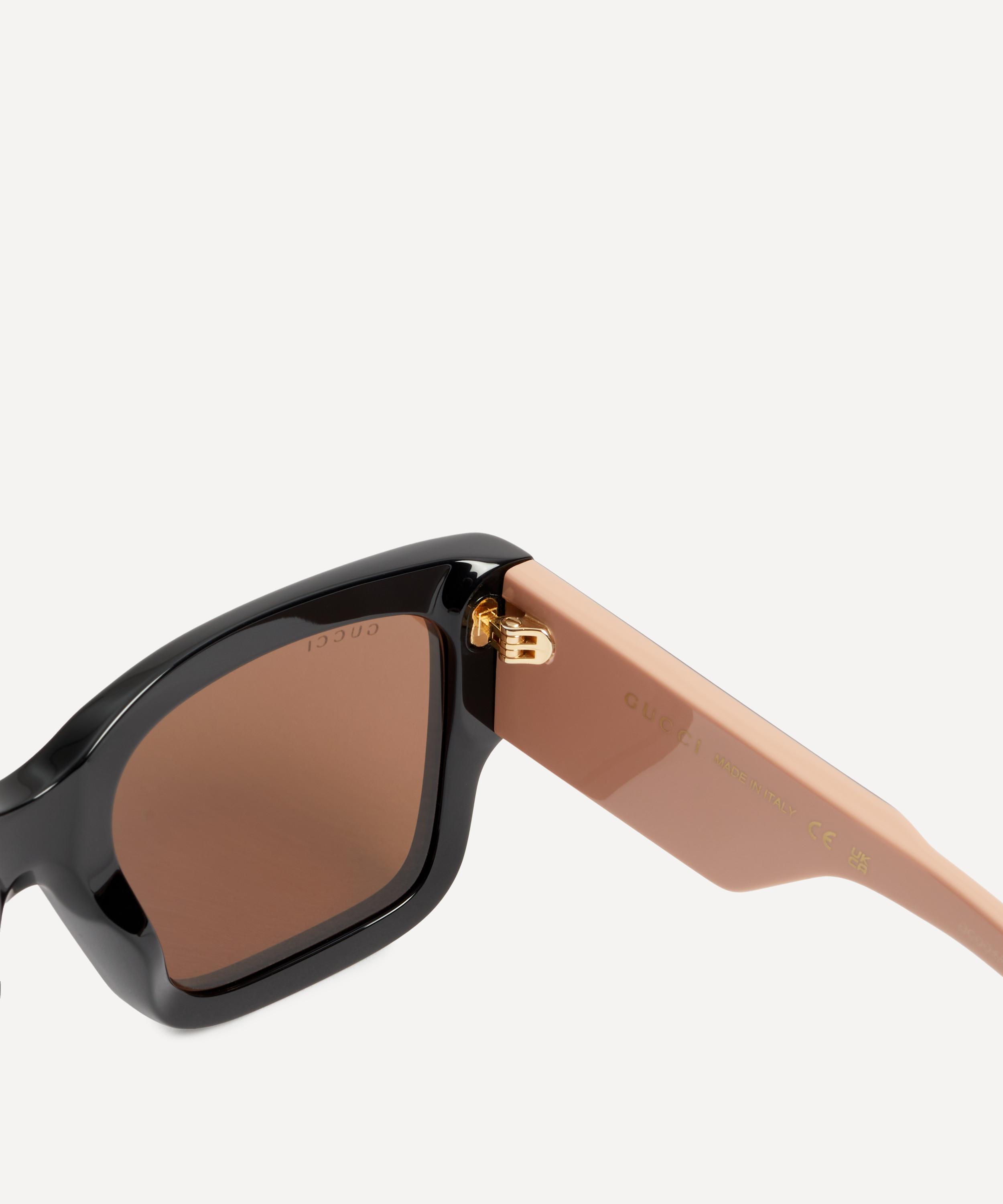 Gucci - Square Two-Tone Sunglasses image number 2