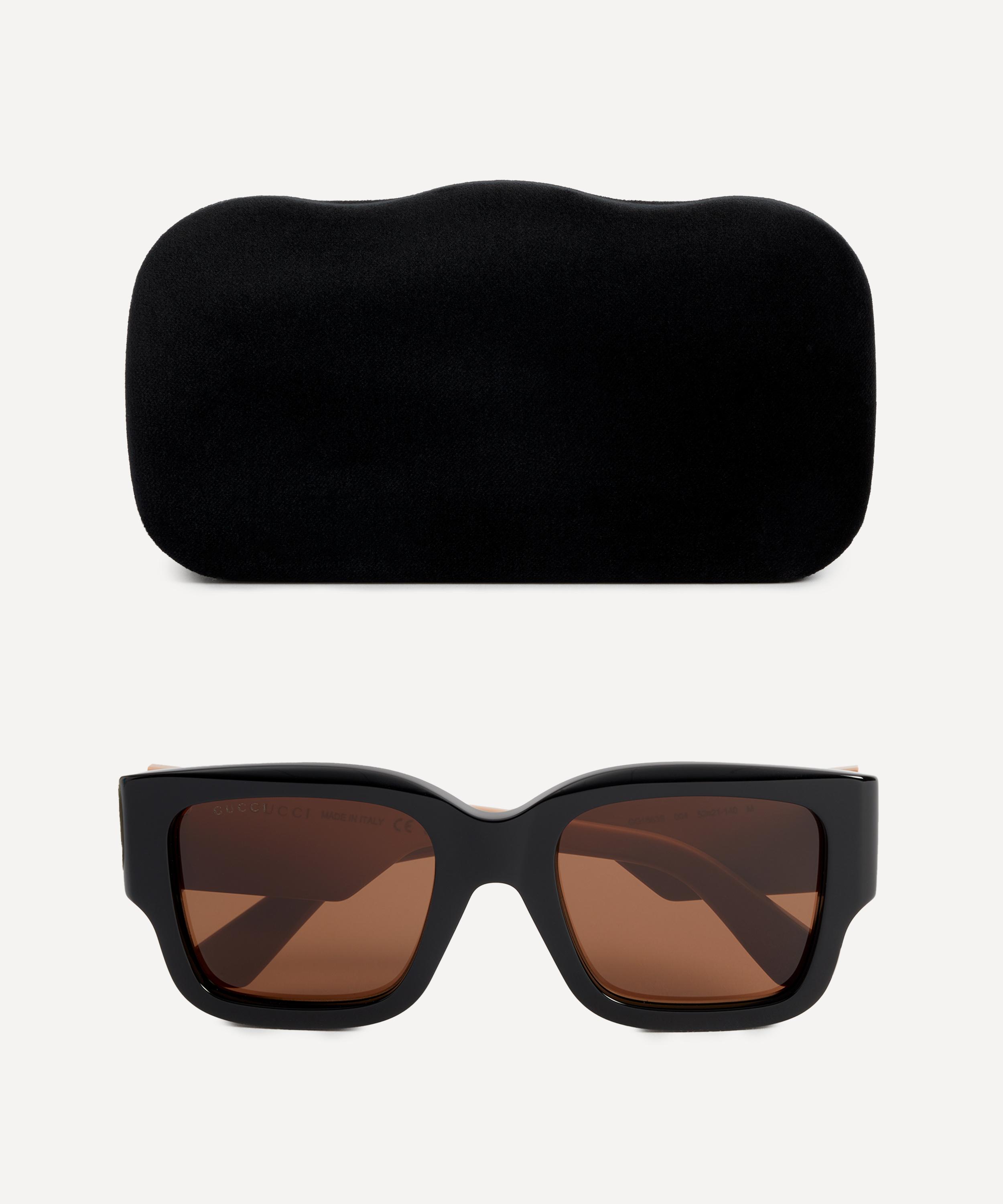 Gucci - Square Two-Tone Sunglasses image number 3