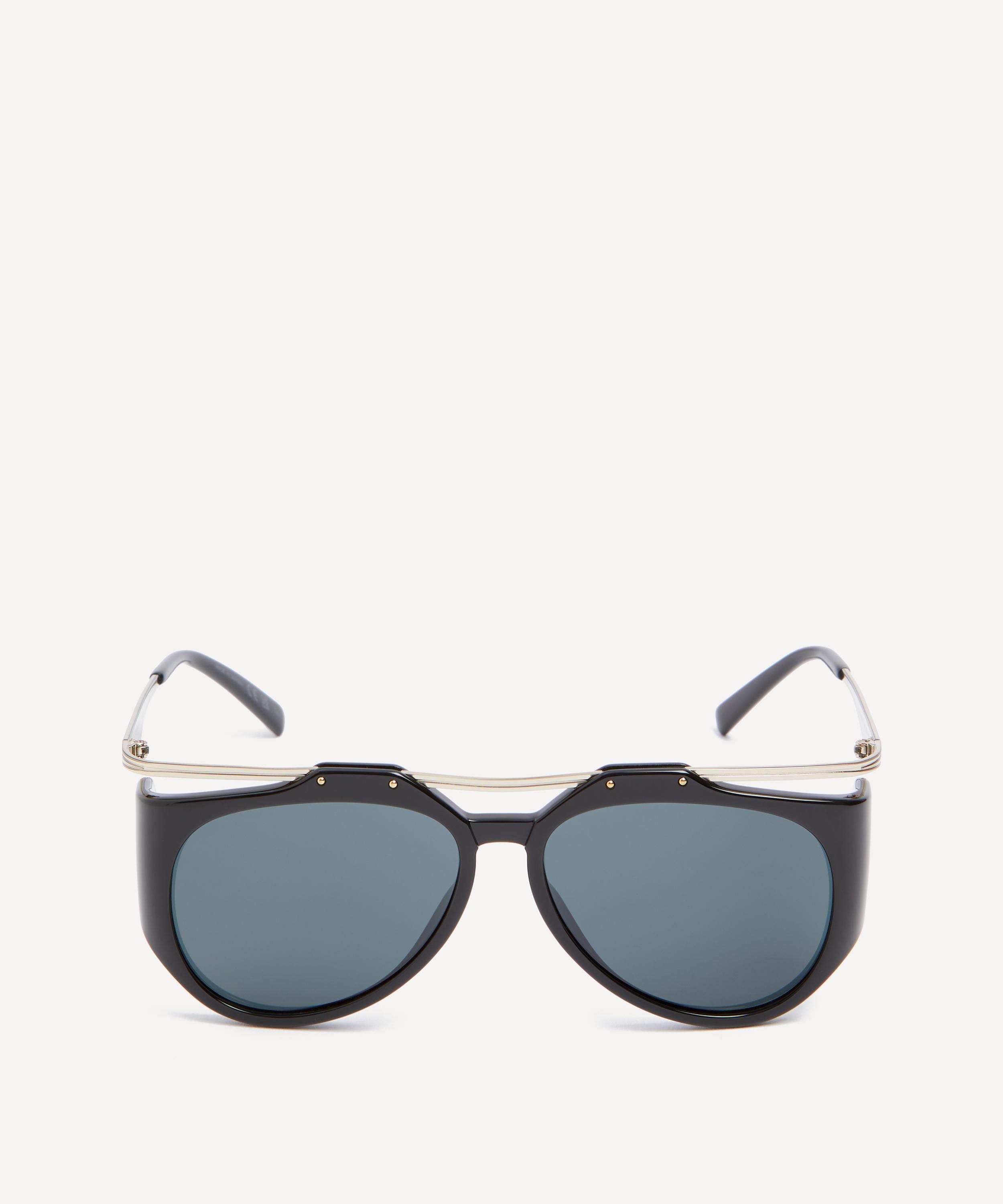 Saint Laurent - Amelia Floating Injection Black Frame Sunglasses image number 0