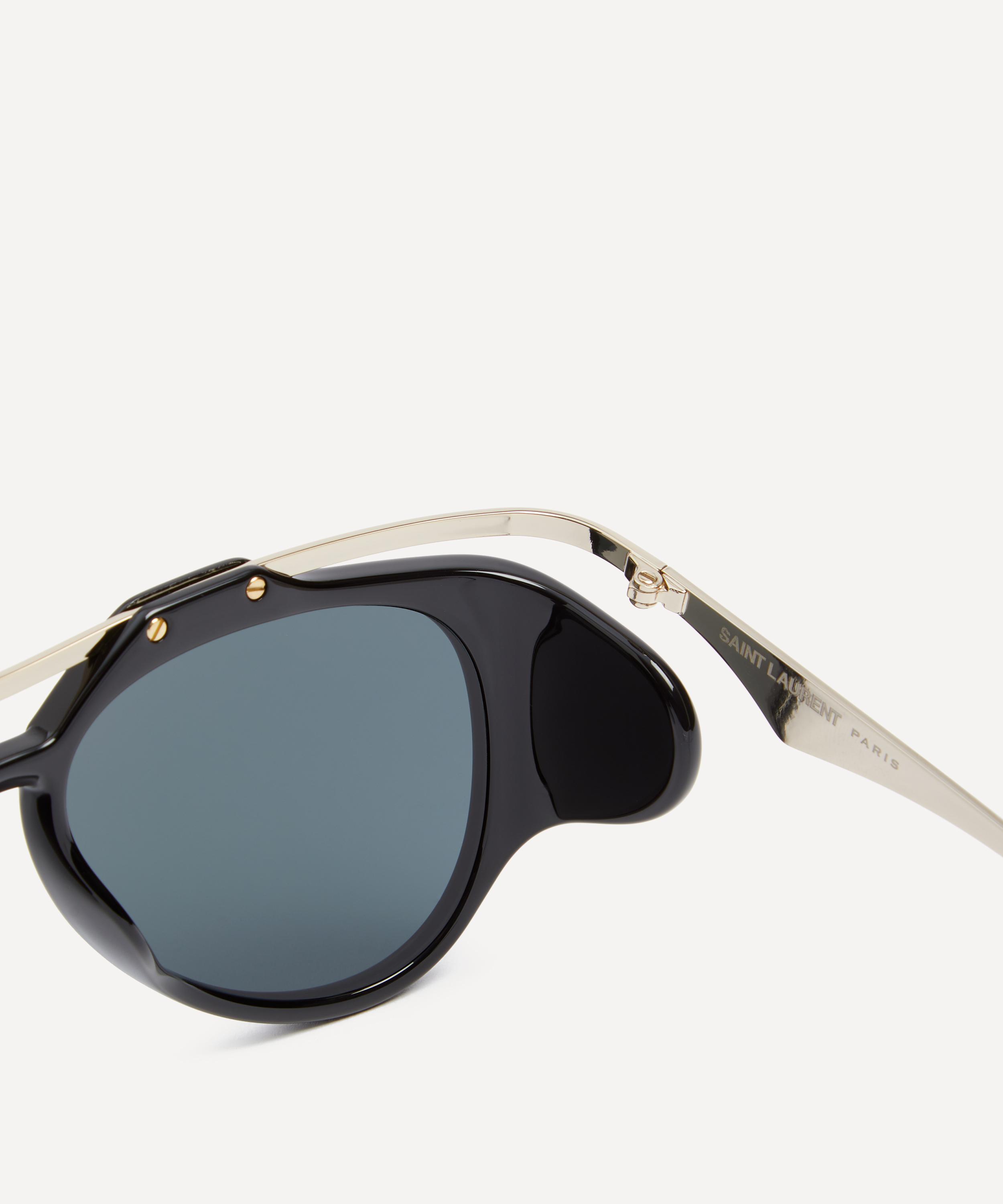 Saint Laurent - Amelia Floating Injection Black Frame Sunglasses image number 2