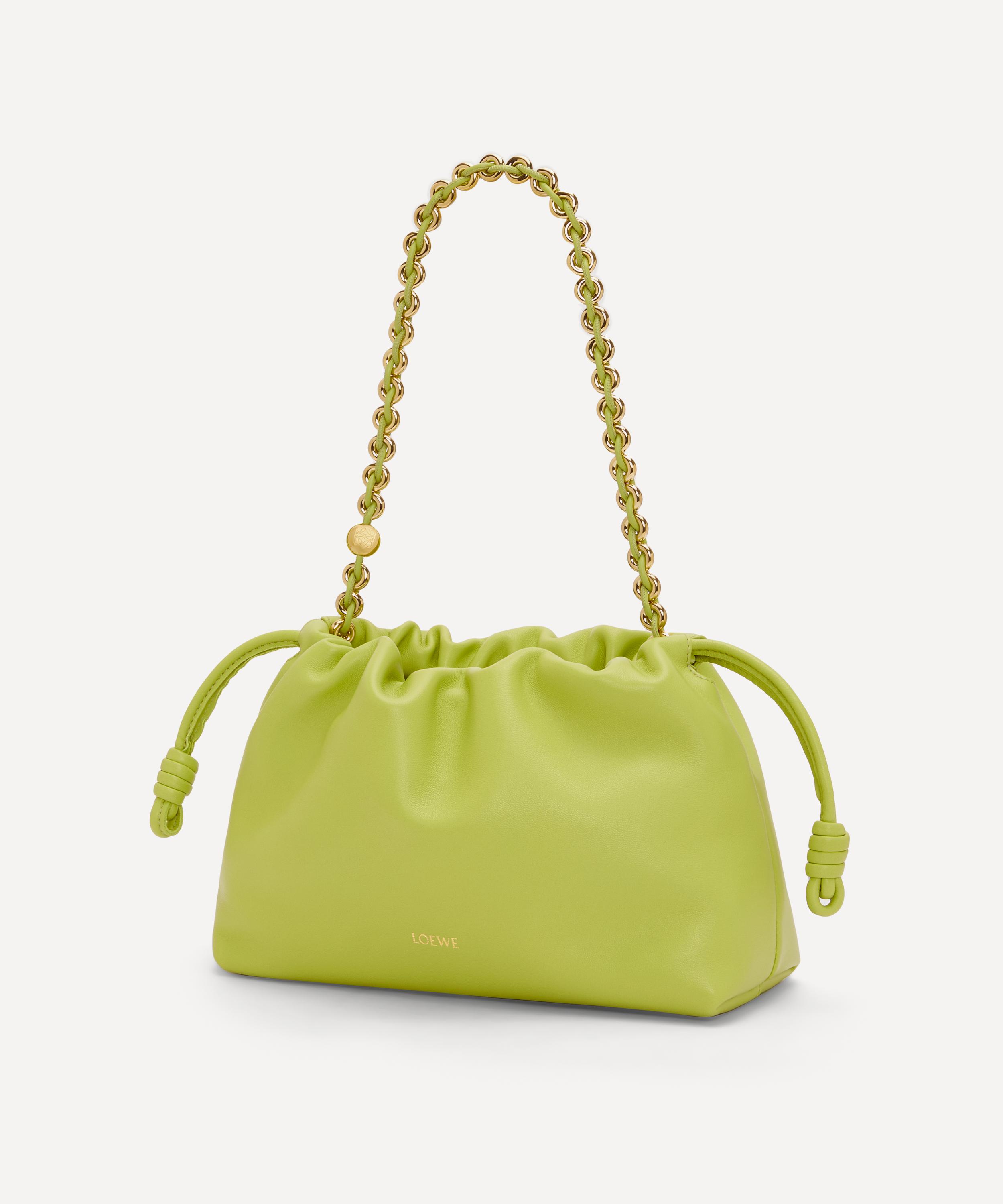 Loewe - Medium Anise Flamenco Leather Clutch Bag image number 1