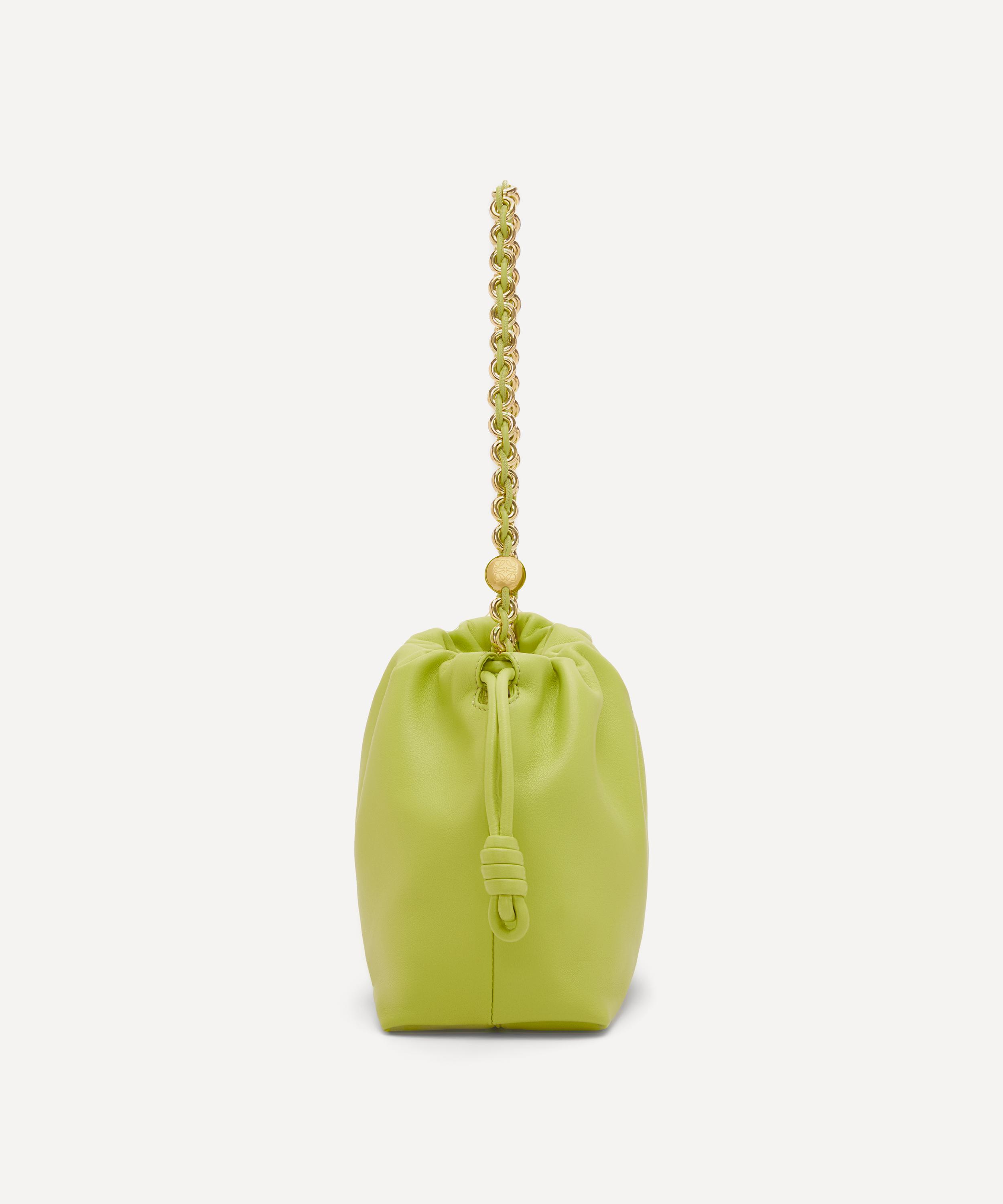 Loewe - Medium Anise Flamenco Leather Clutch Bag image number 2