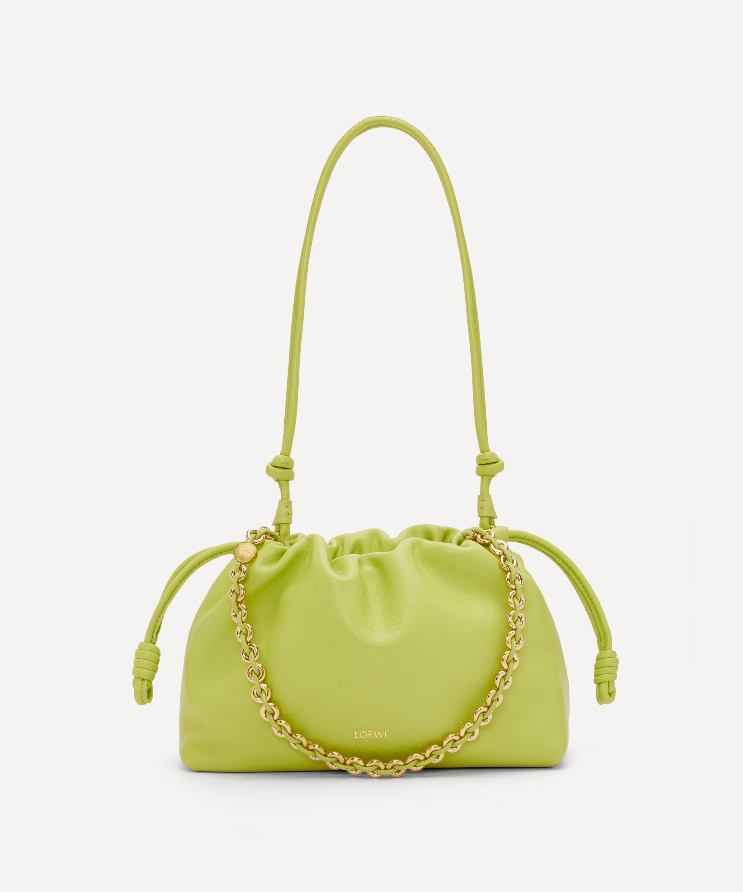 Loewe - Medium Anise Flamenco Leather Clutch Bag image number 3
