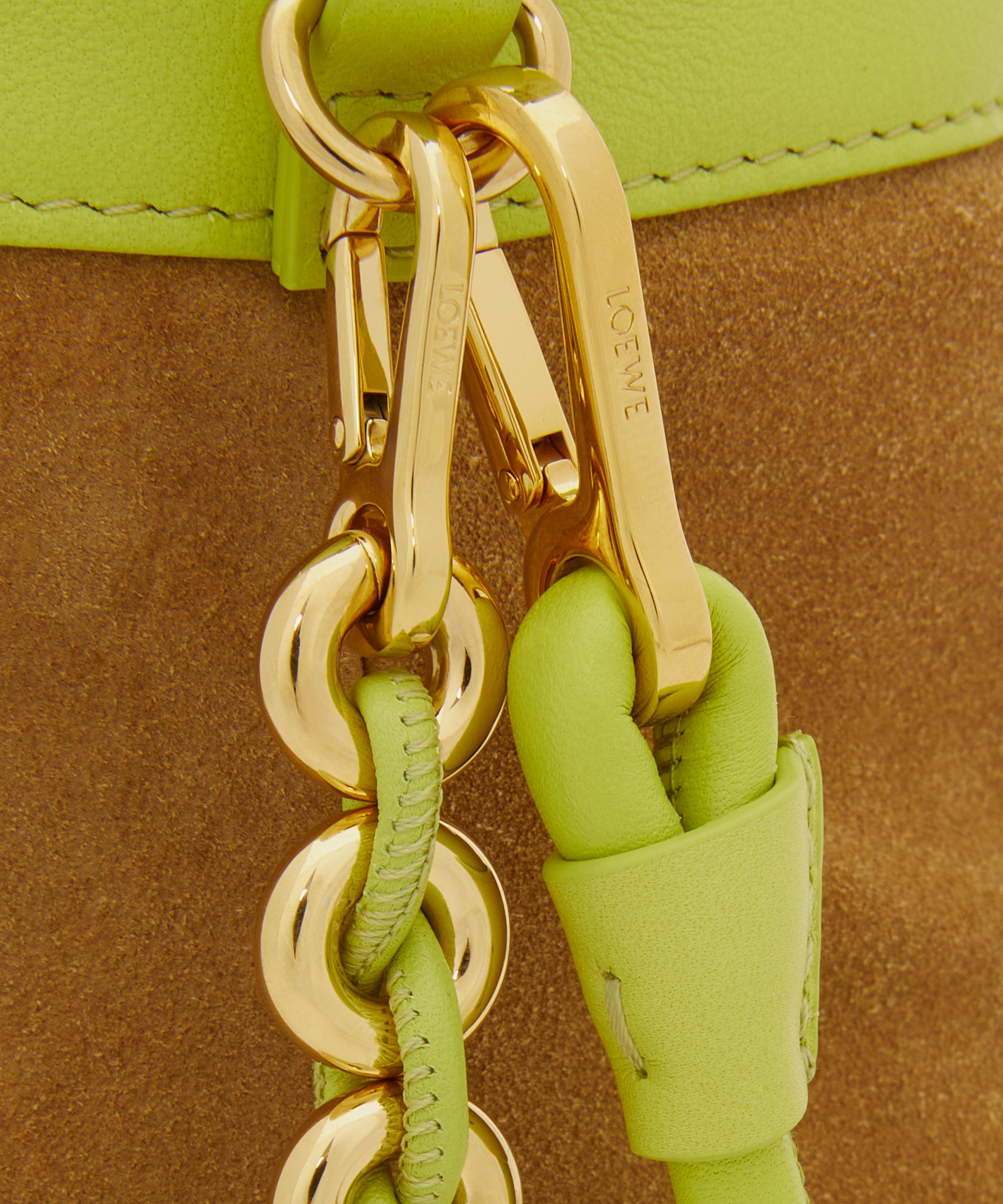 Loewe - Medium Anise Flamenco Leather Clutch Bag image number 5