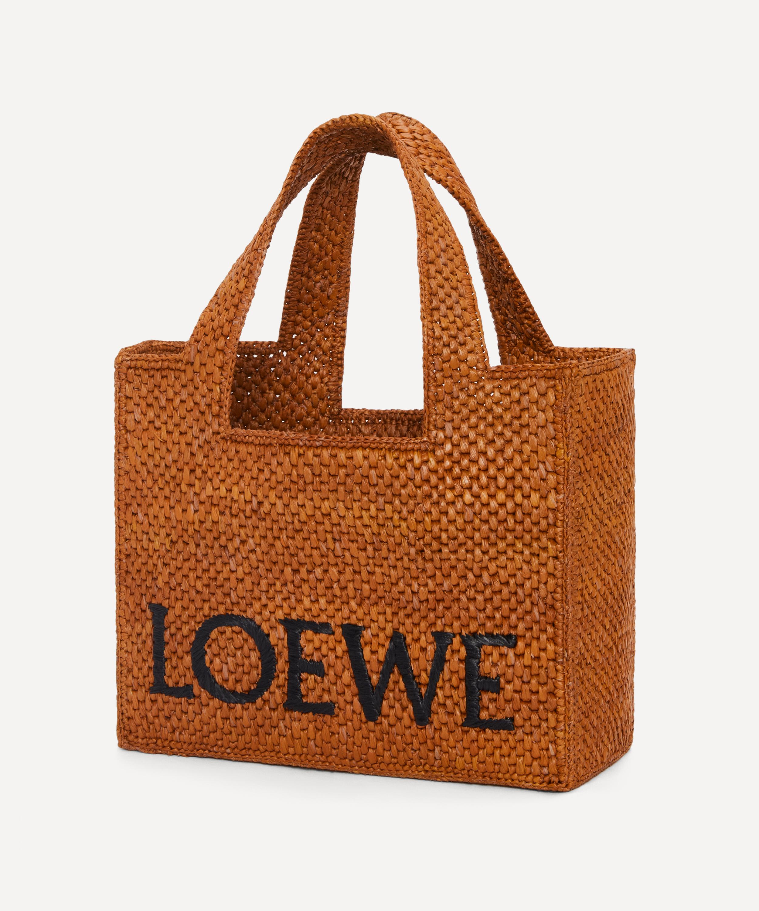 Loewe - Small Honey Gold Font Tote Bag image number 1