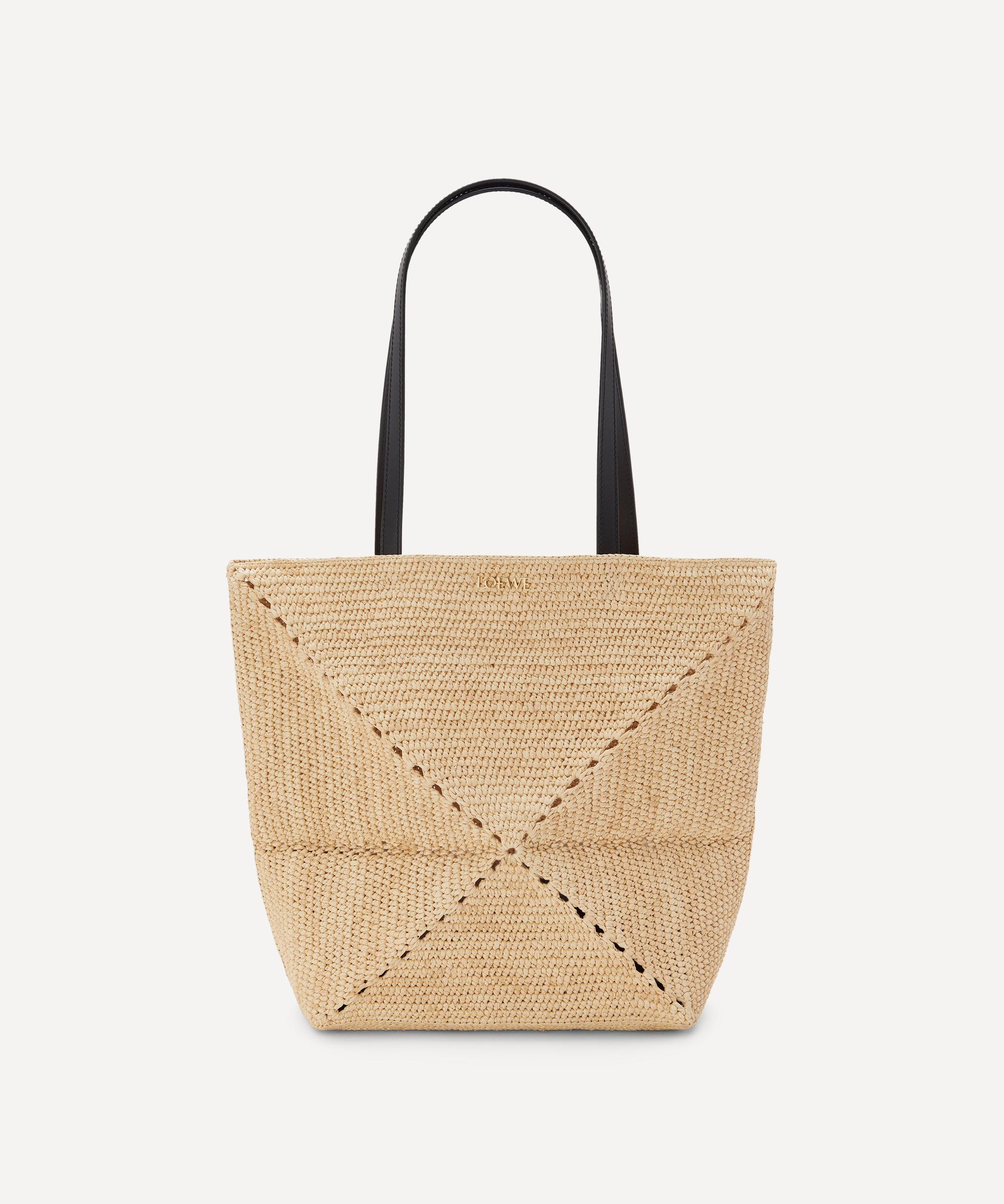 Loewe - Raffia Puzzle Fold Tote Bag image number 0