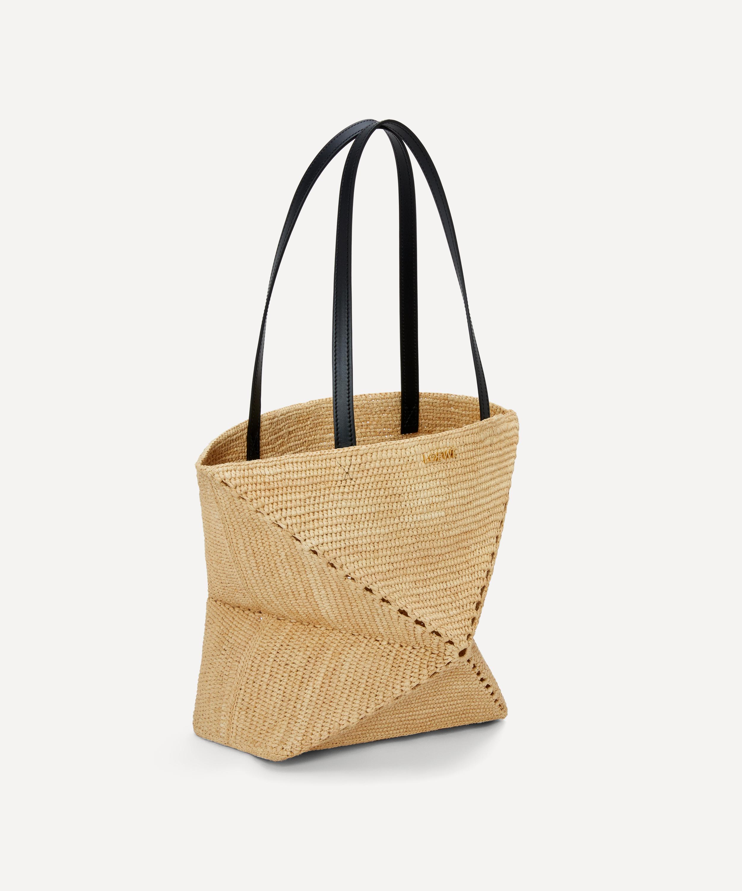 Loewe - Raffia Puzzle Fold Tote Bag image number 1