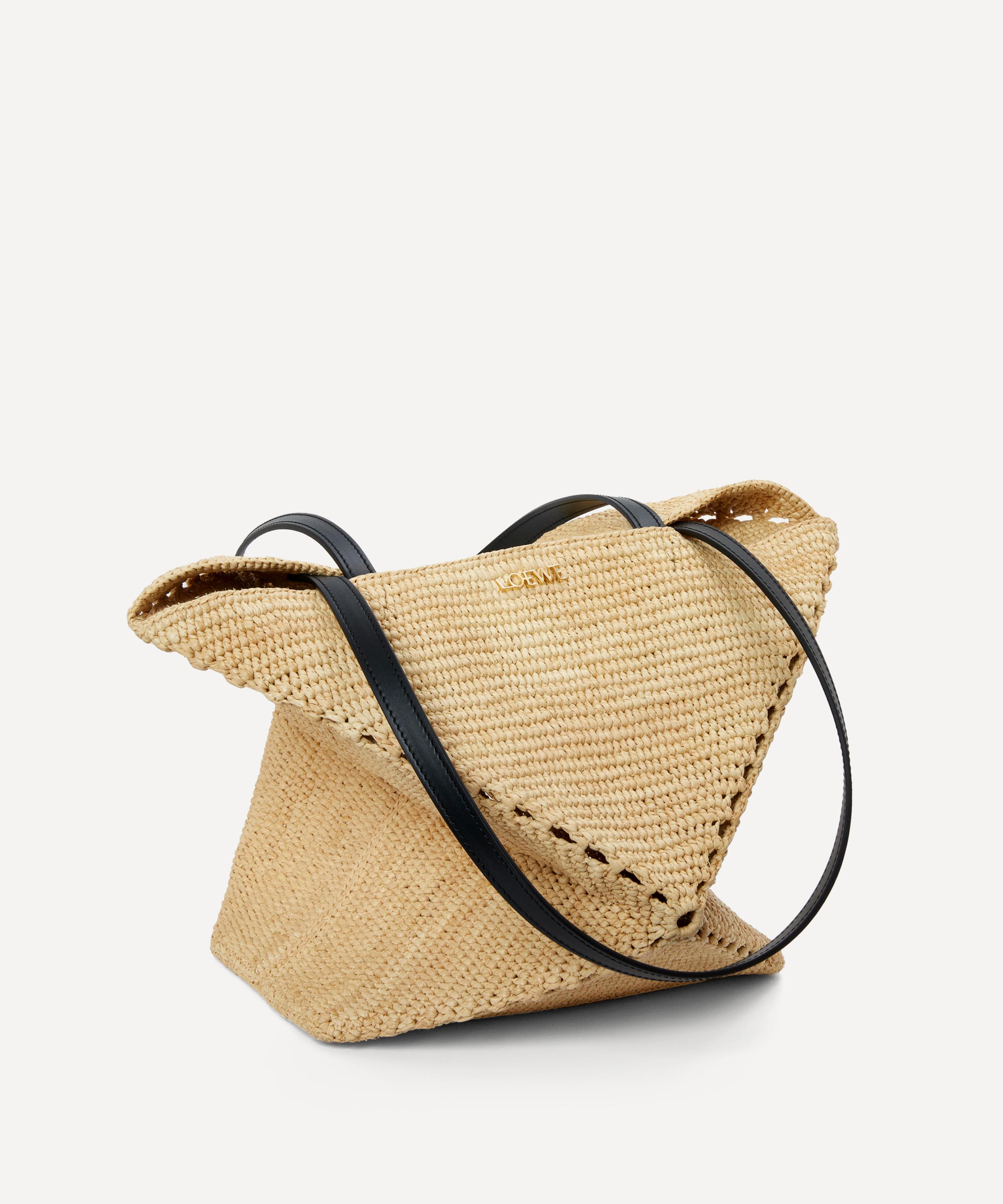 Loewe - Raffia Puzzle Fold Tote Bag image number 2