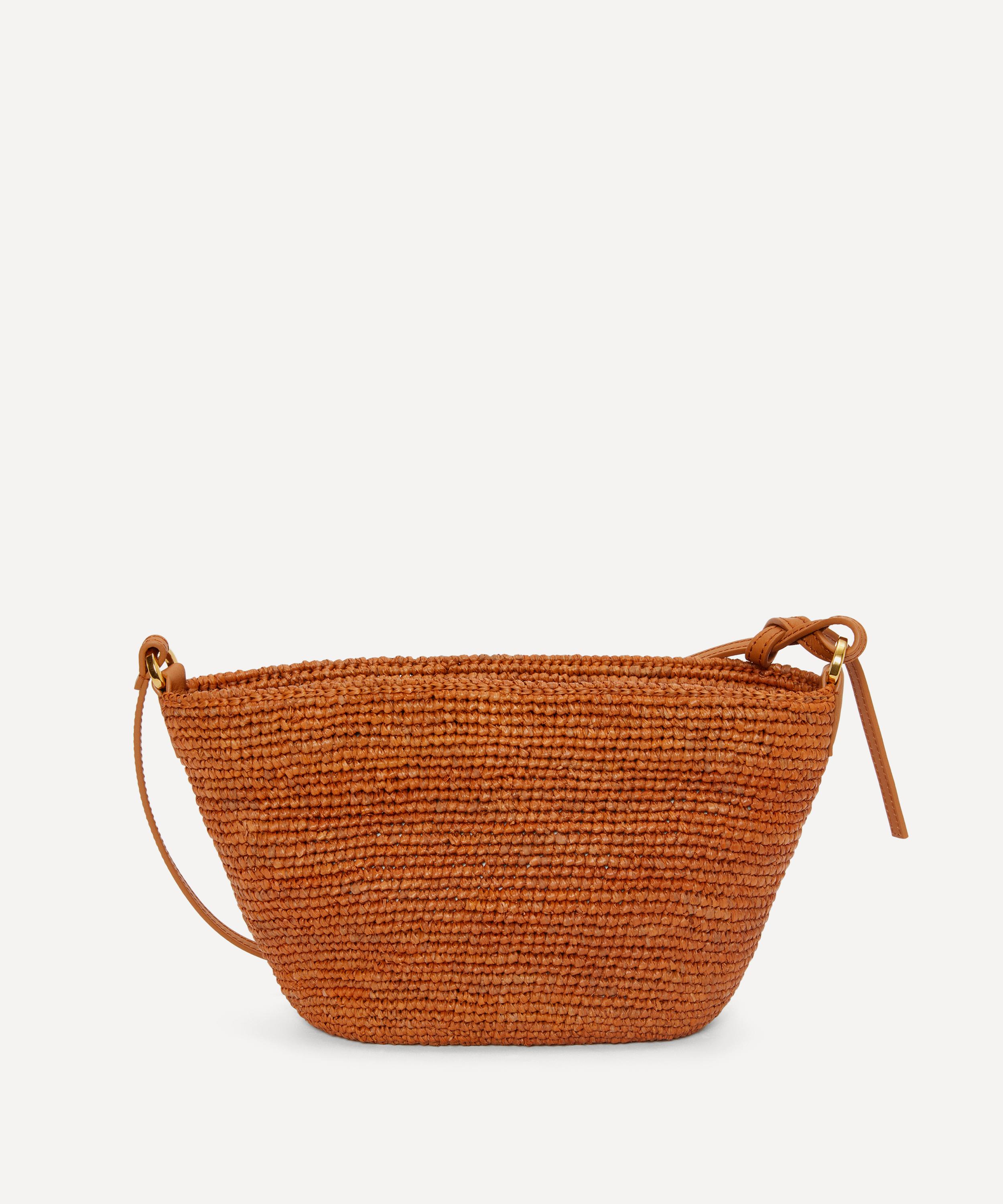 Loewe - Slit Raffia Pochette Bag image number 1