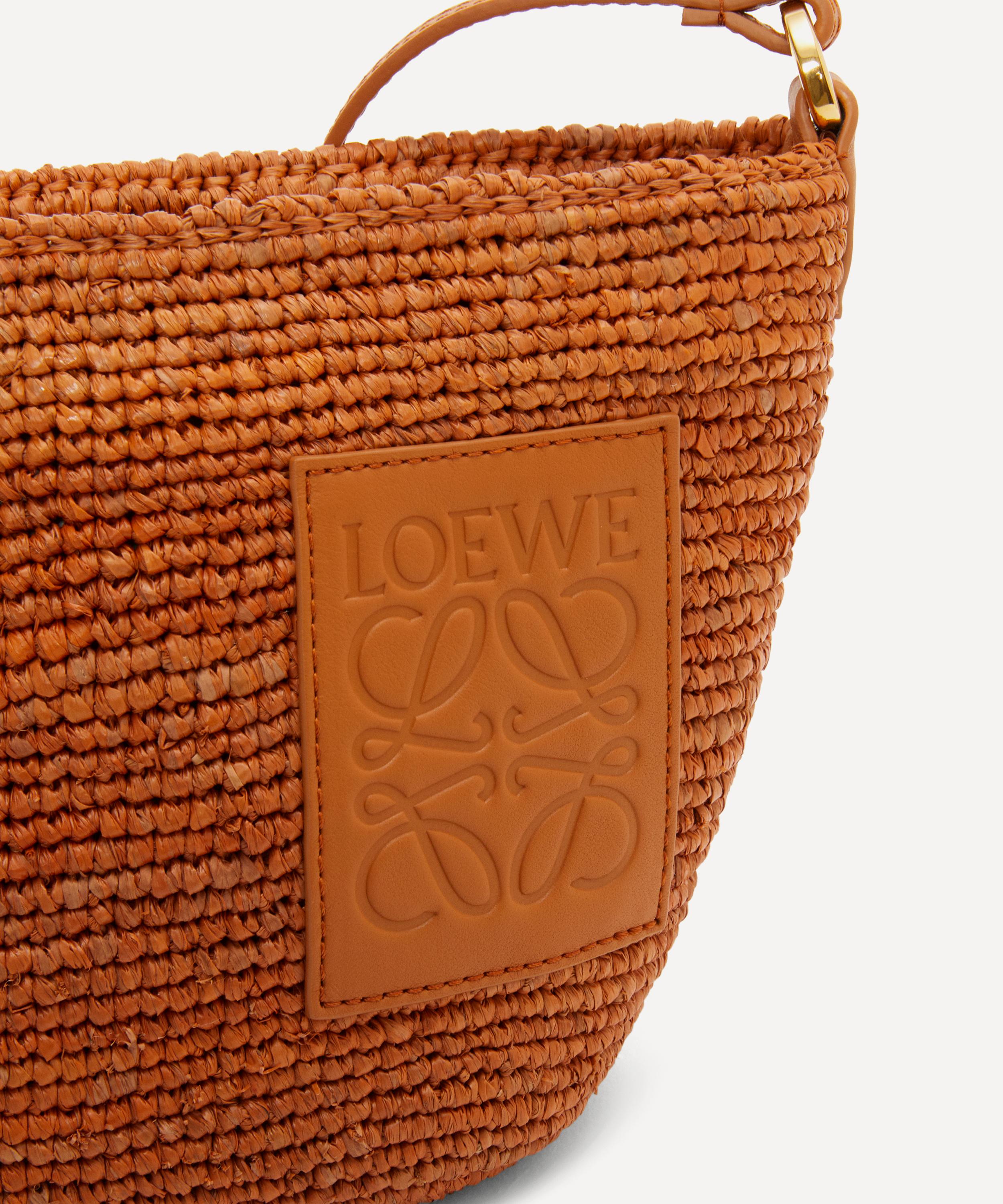 Loewe - Slit Raffia Pochette Bag image number 4