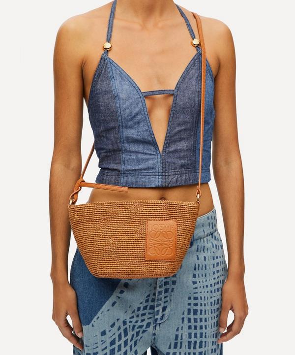 Loewe Slit Raffia Pochette Bag | Liberty Loewe Slit Raffia Pochette Bag | Liberty