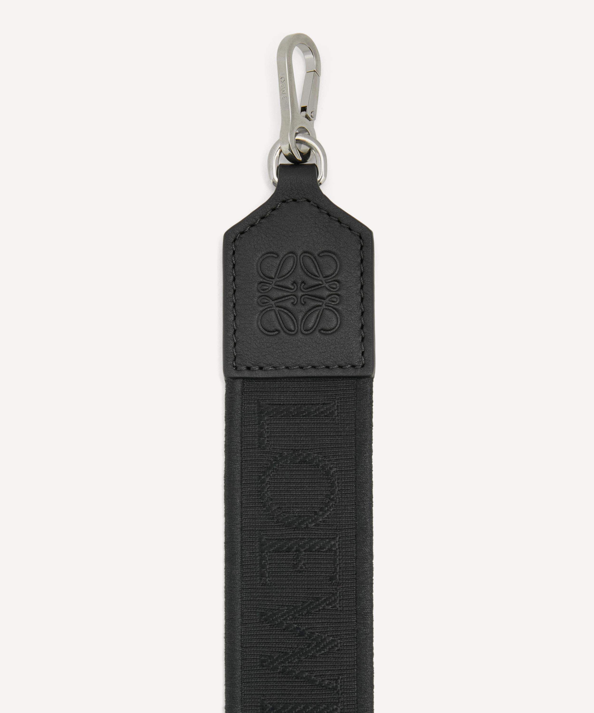 Loewe - Black Anagram Jacquard Pin Strap image number 1