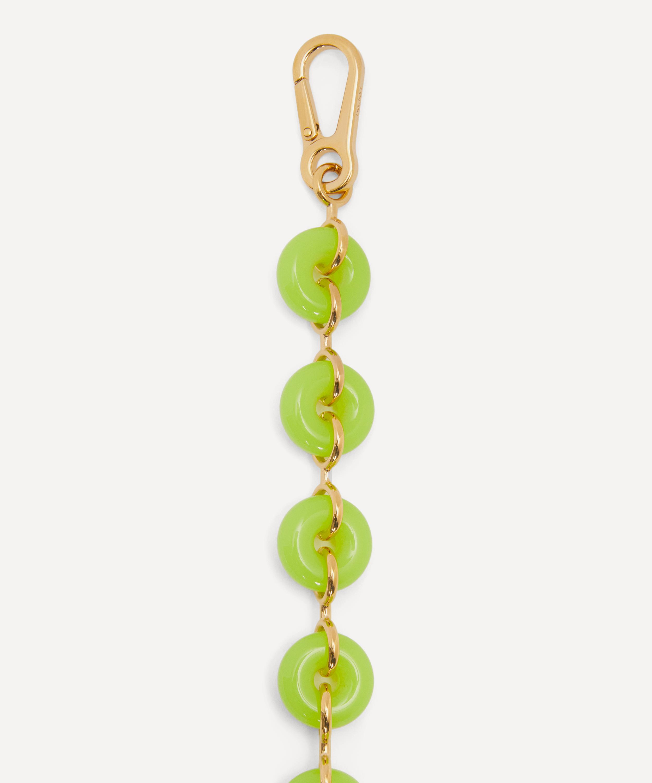 Loewe - Acid Green Donut Chain Bag Strap image number 1