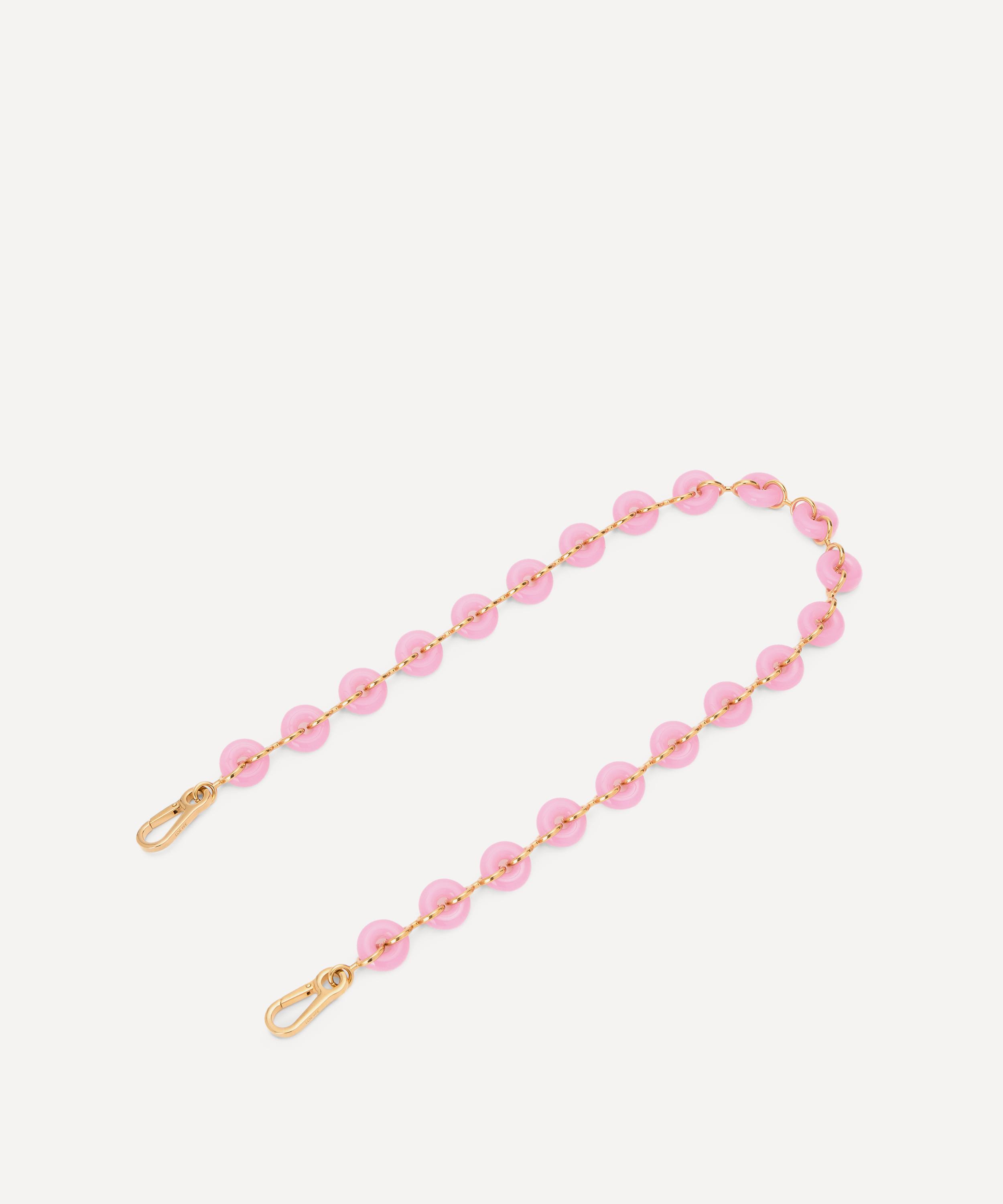 Loewe - Pink Donut Chain Bag Strap image number 0