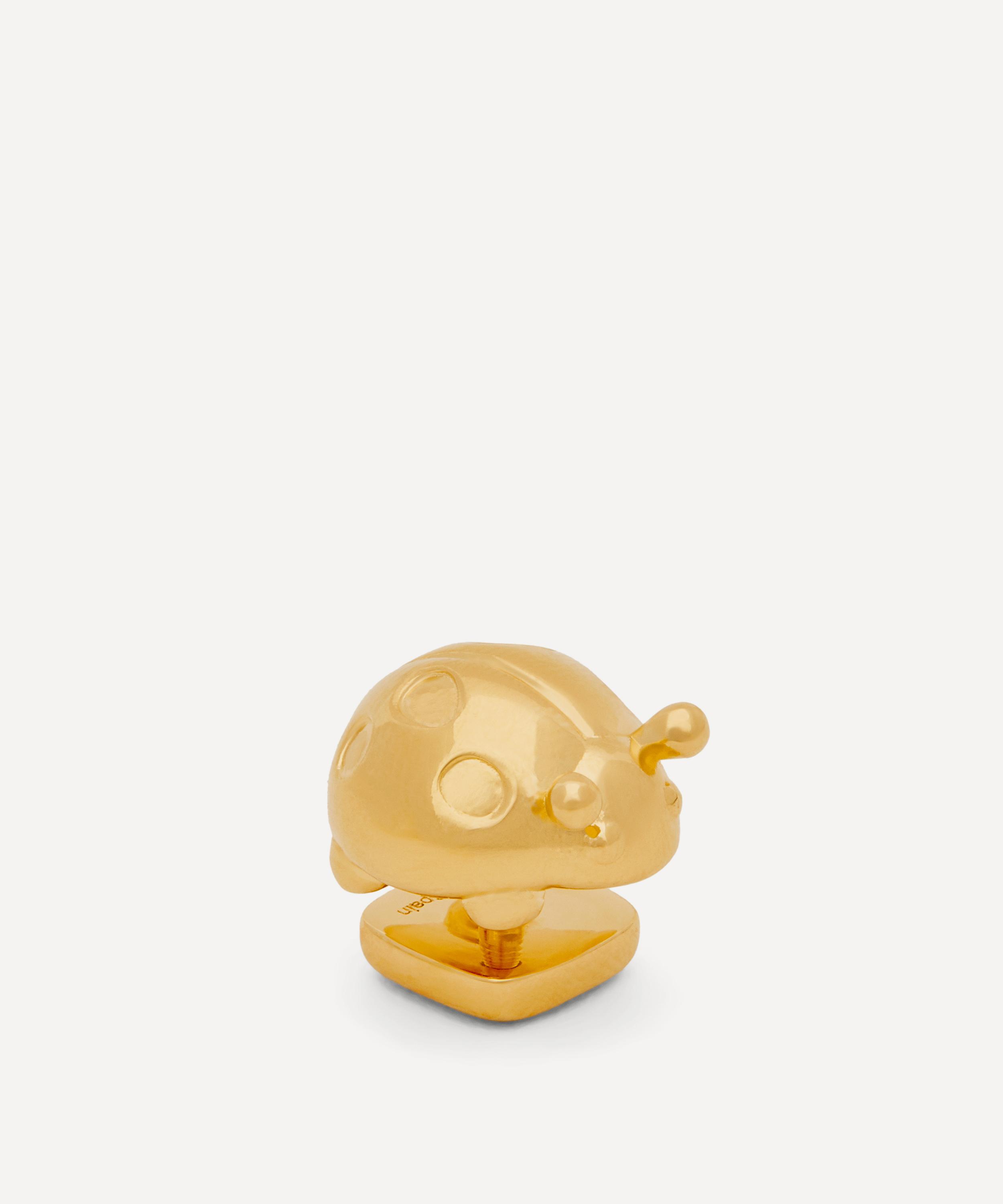 Loewe - Gold-Tone Ladybug Pin image number 1