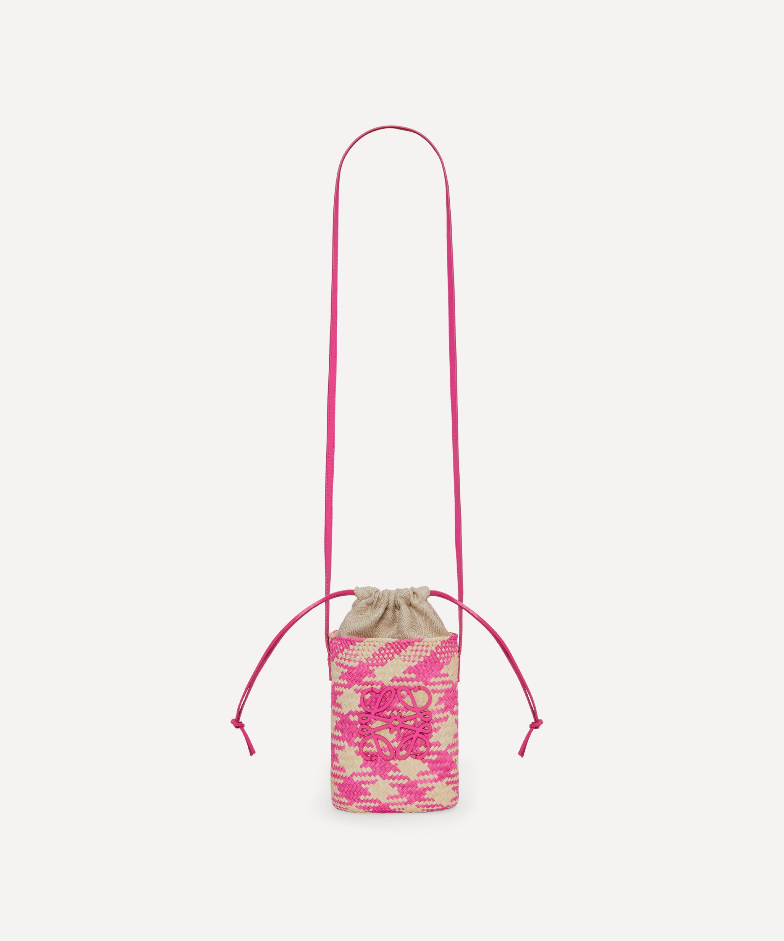 Loewe - Fuchsia Anagram Checks Square Pocket Bag image number 1