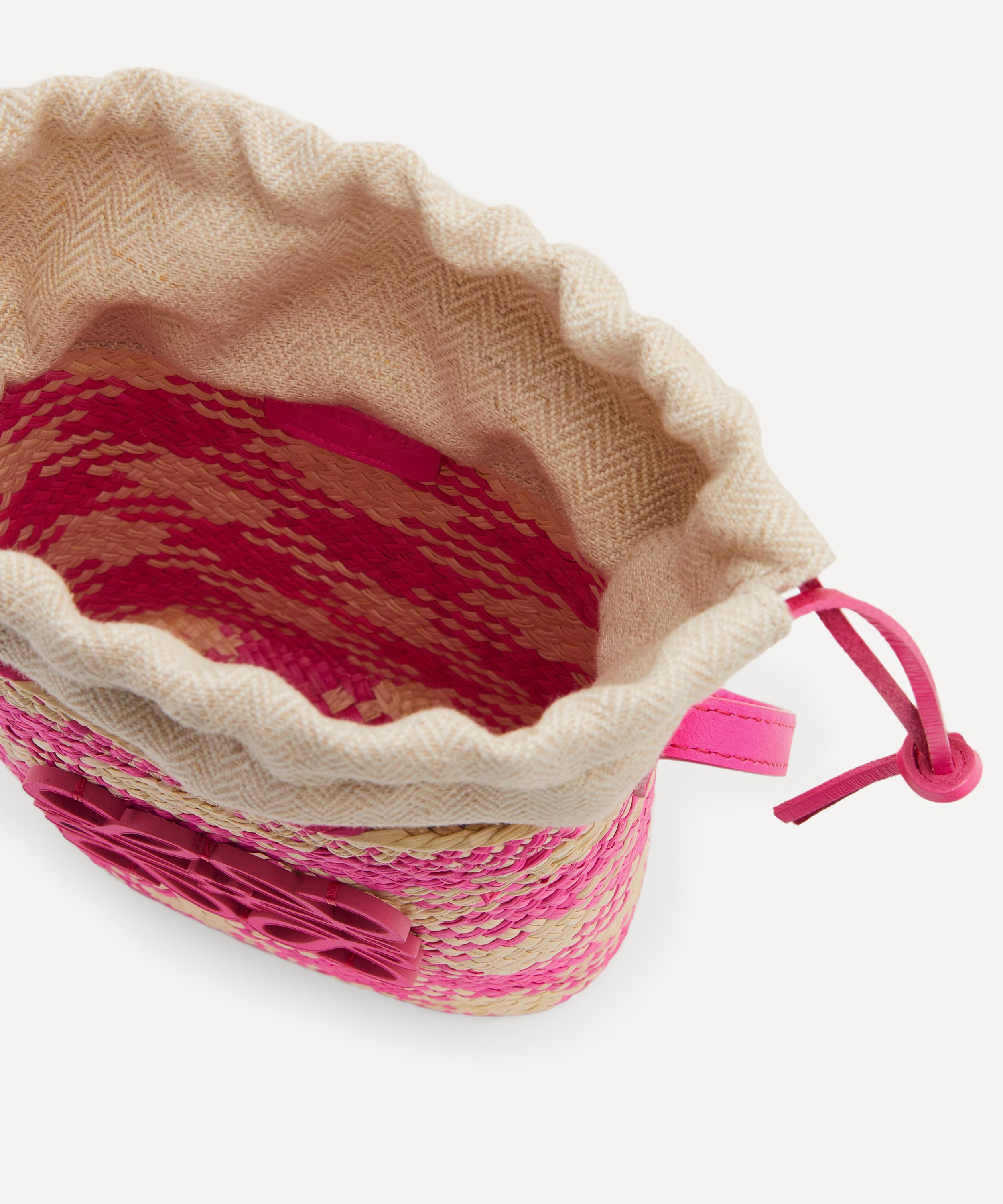 Loewe - Fuchsia Anagram Checks Square Pocket Bag image number 2