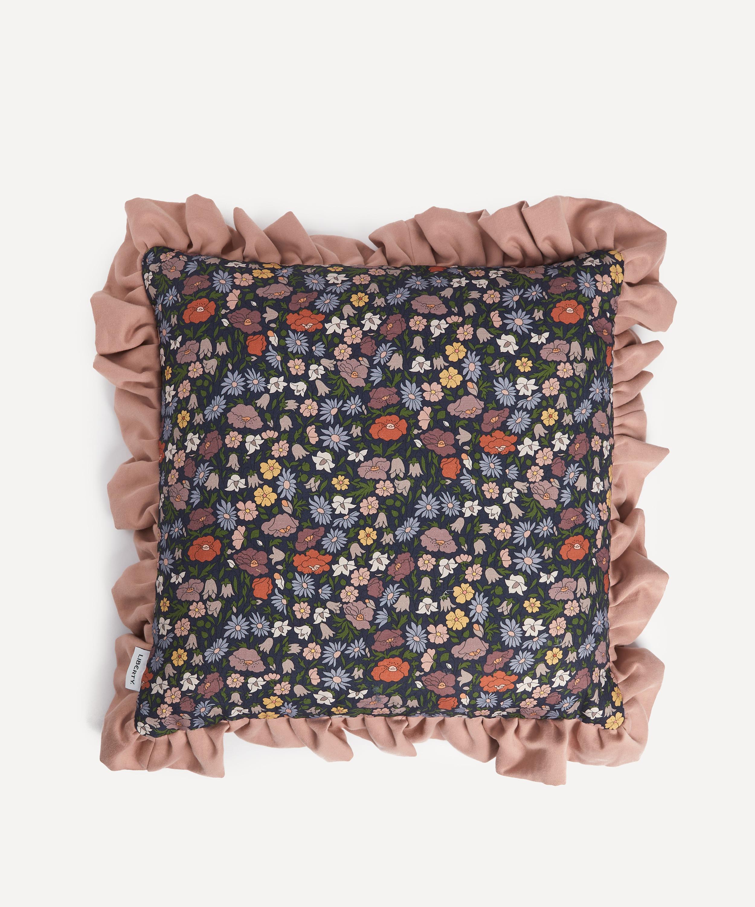 Liberty - Poppy Meadow Canvas Cushion image number 2