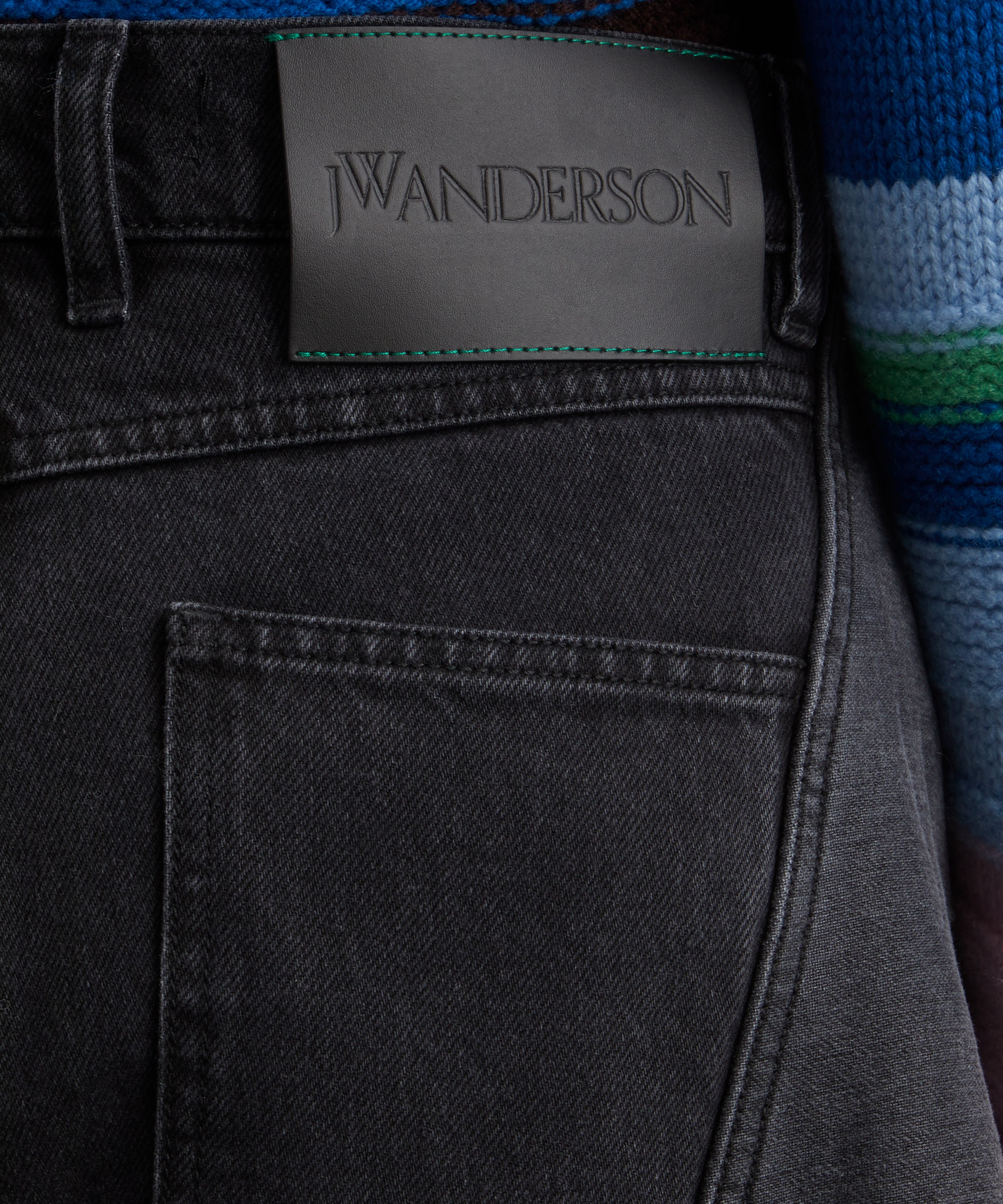 JW Anderson - Cropped Sculptural Jeans image number 4