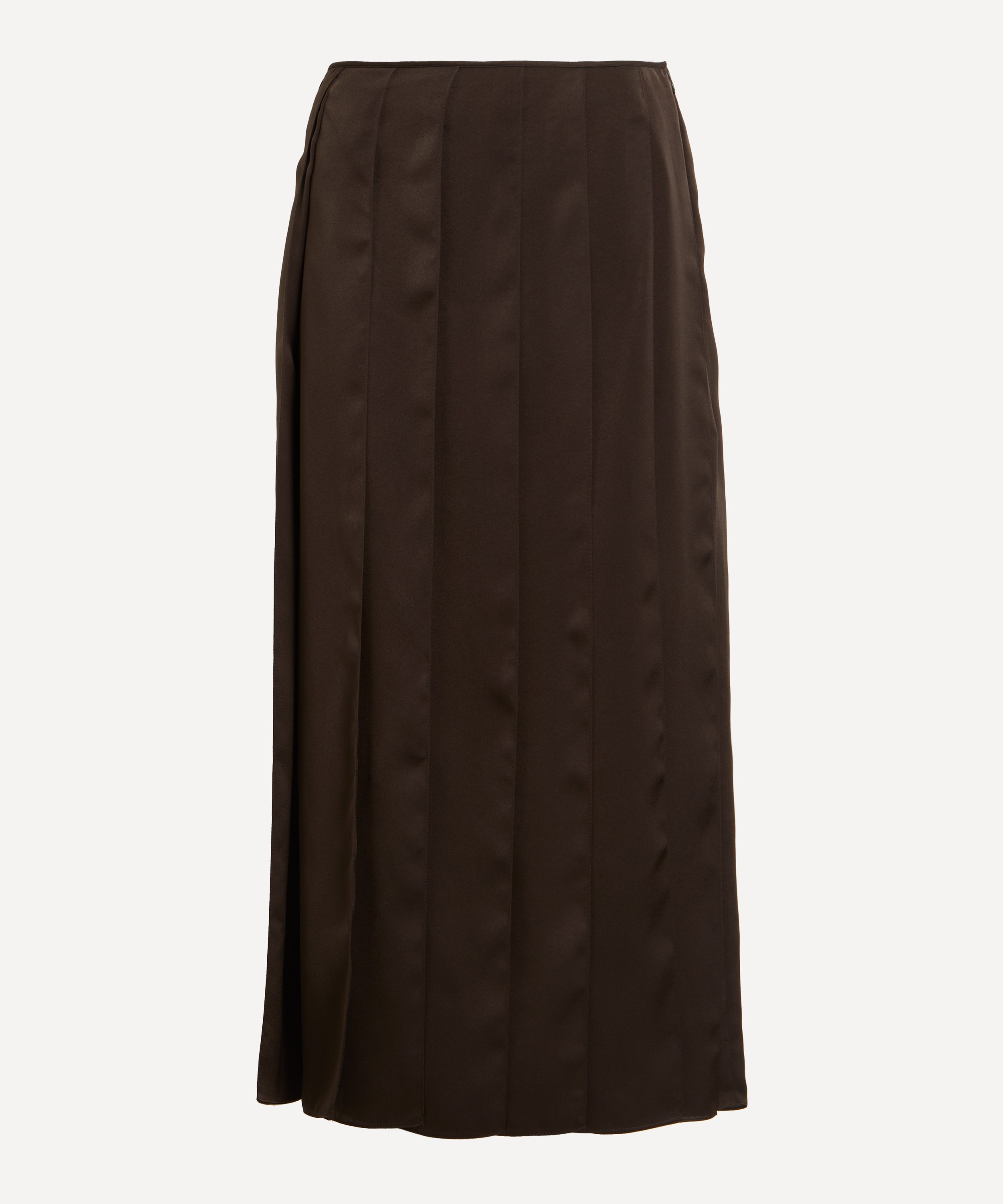 JW Anderson - Ribbon Hem Satin Midi Skirt image number 0