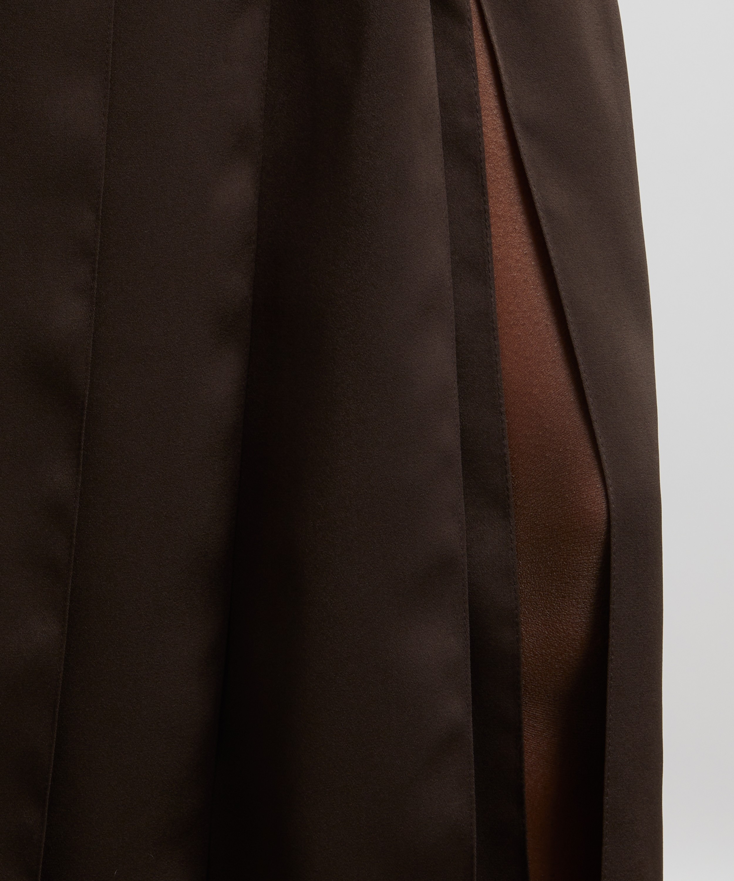 JW Anderson - Ribbon Hem Satin Midi Skirt image number 4