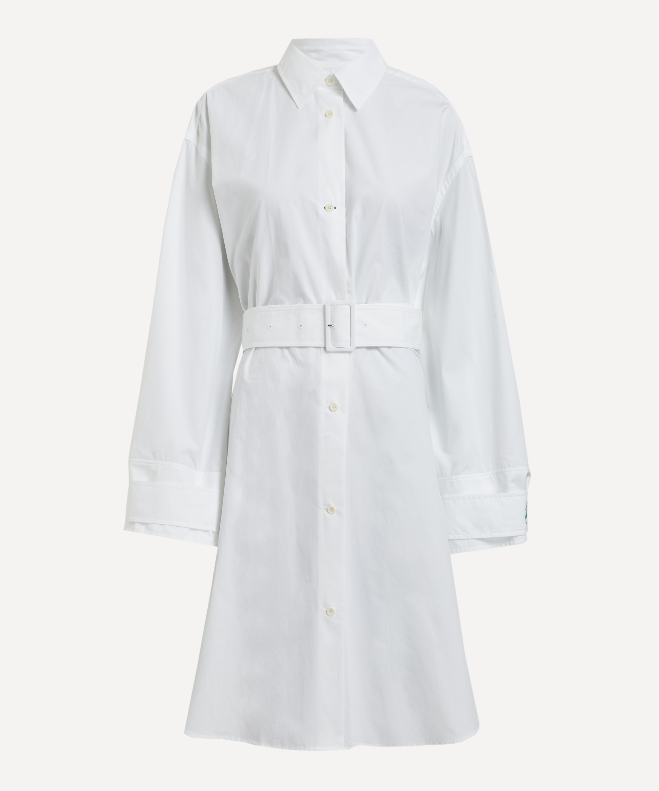 JW Anderson - Double Wrap Cotton Trench Dress image number 0