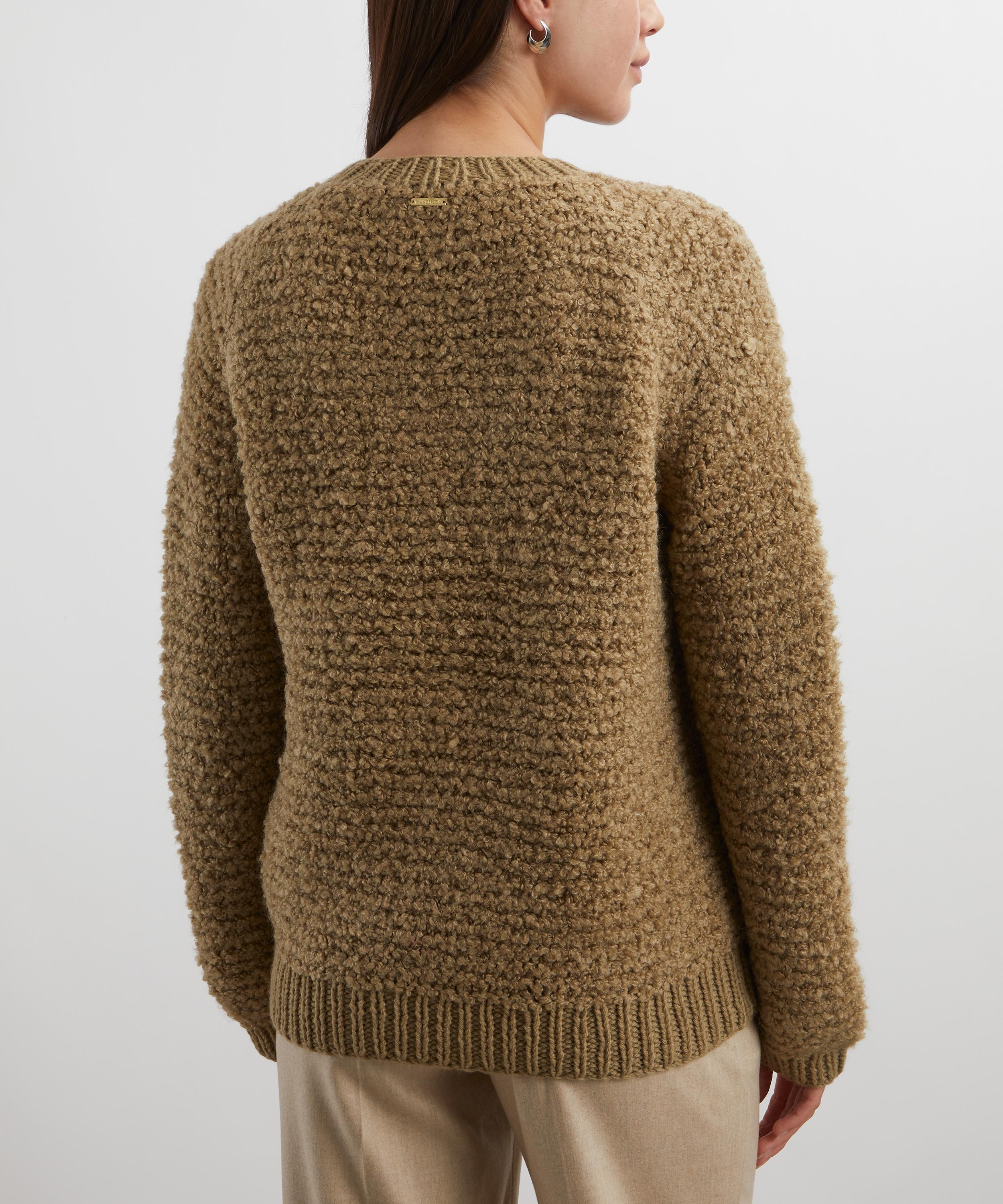 JW Anderson - Bouclé V-Neck Jumper image number 3