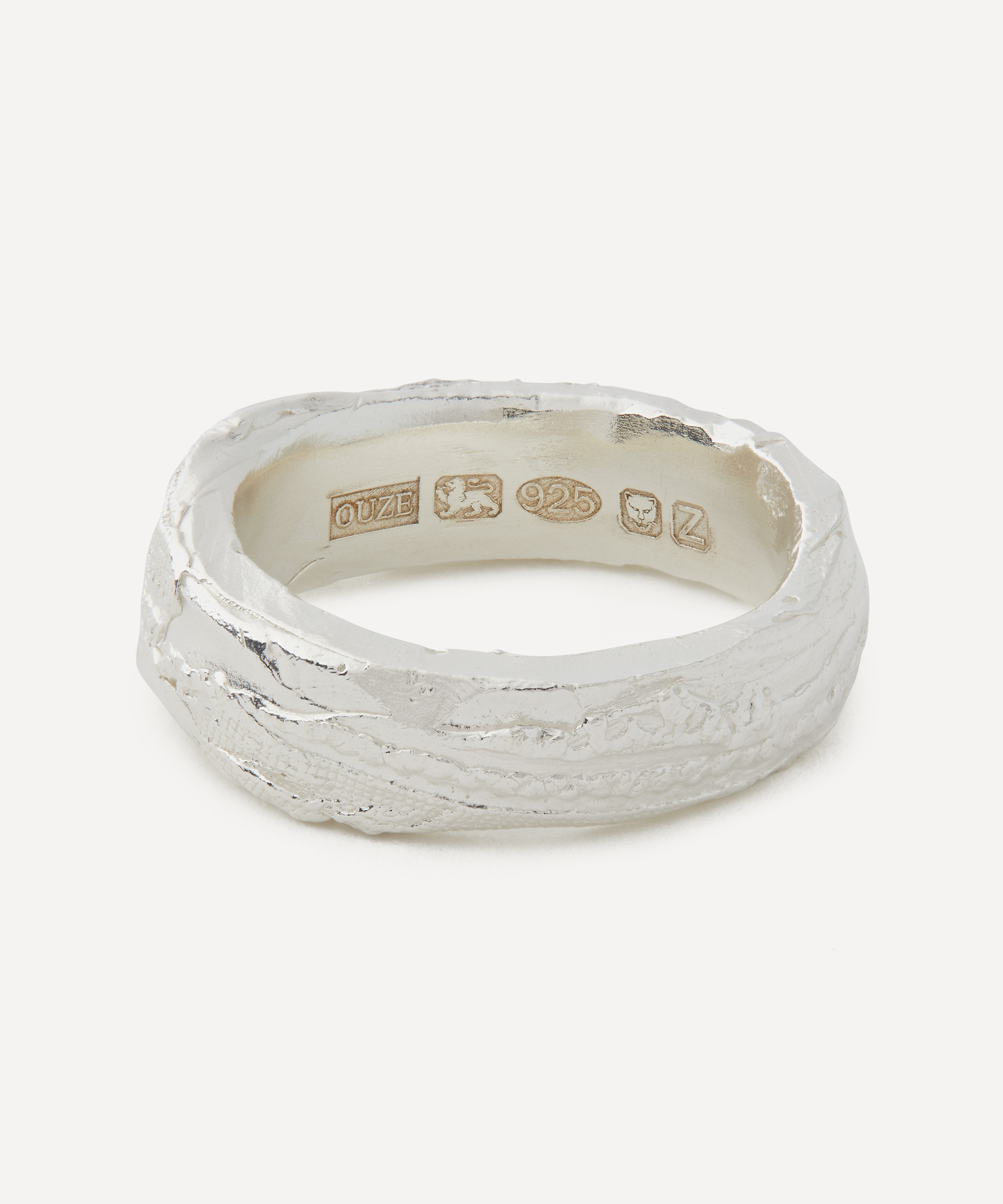 The Ouze - Sterling Silver Patch Lace Ring image number 0