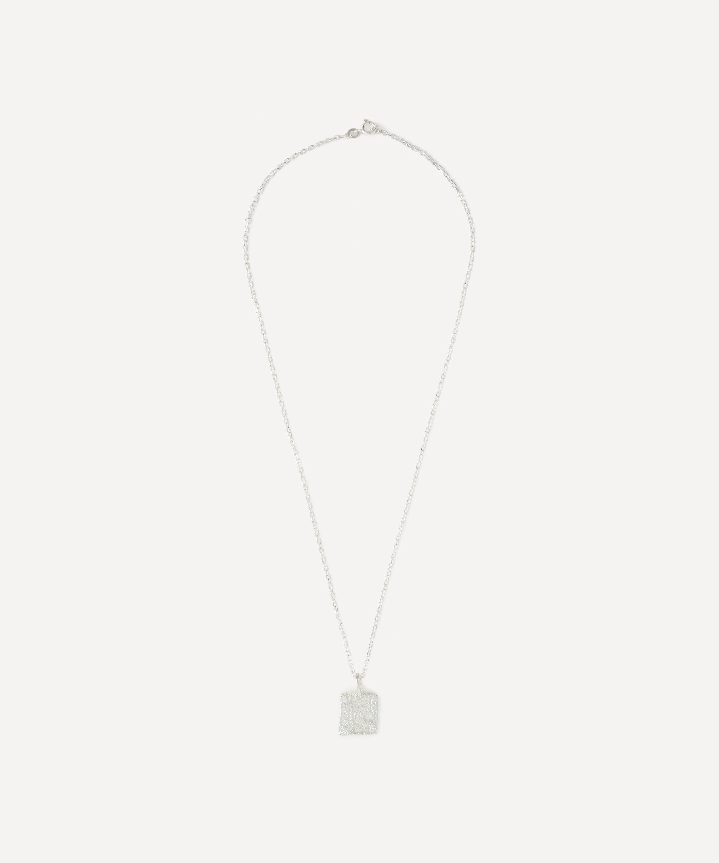 The Ouze - Sterling Silver Lace Pendant Necklace