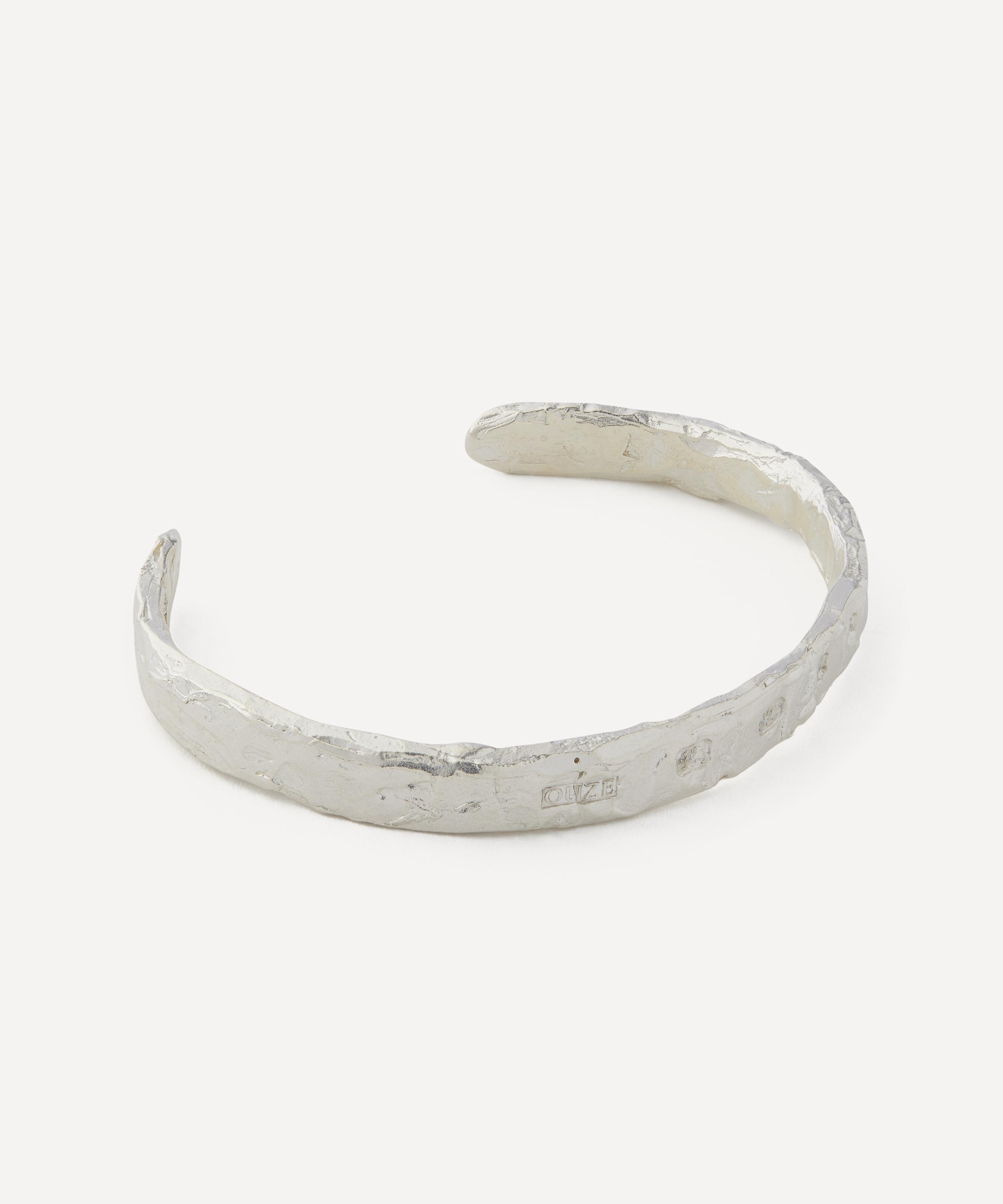 The Ouze - Sterling Silver Hallmark Cuff Bracelet image number 2